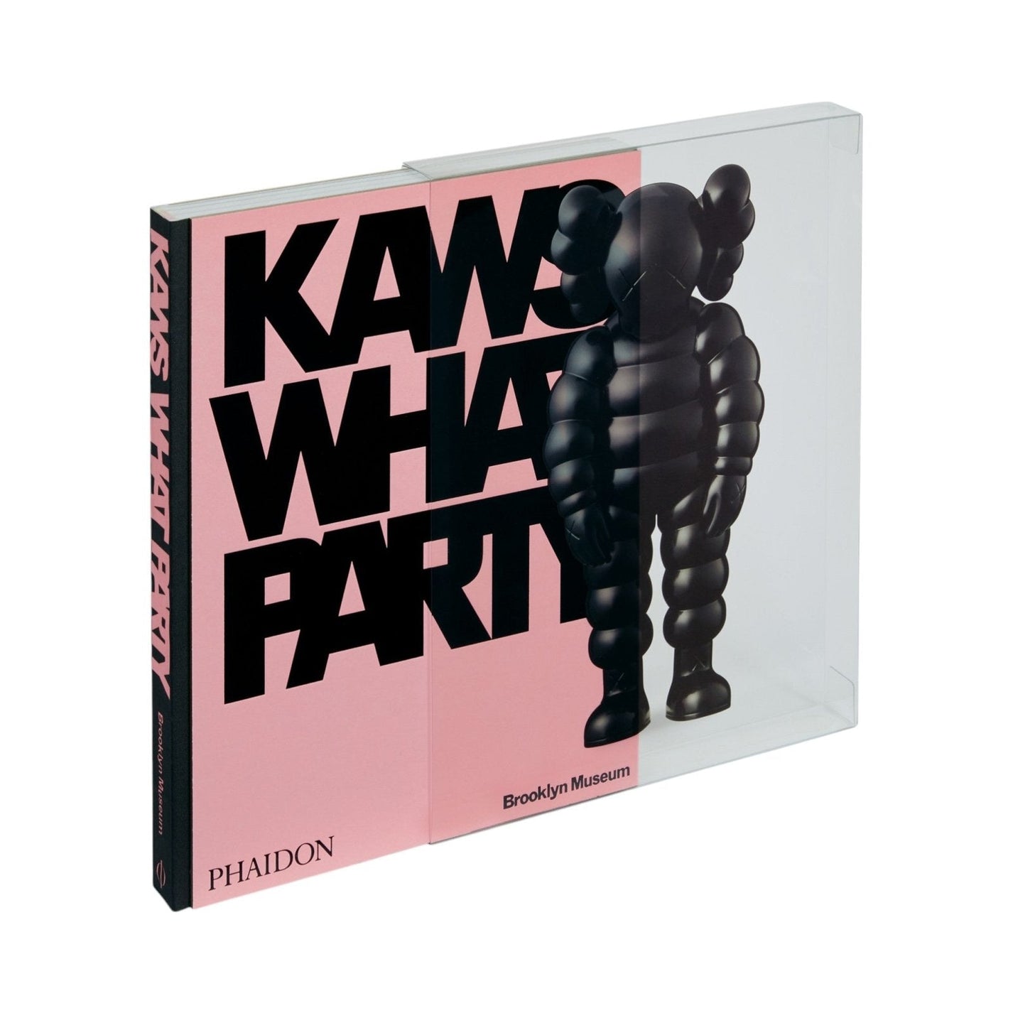 KAWS: WHAT PARTY - Black on Pink edition - Phaidon