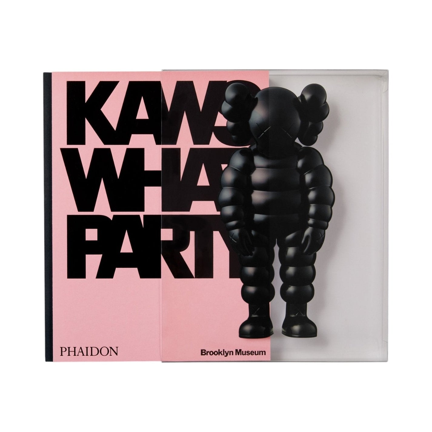 KAWS: WHAT PARTY - Black on Pink edition - Phaidon