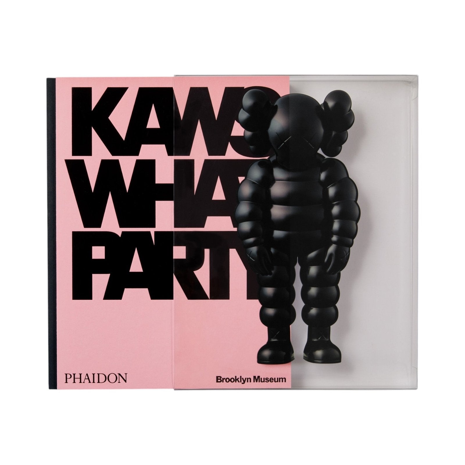 KAWS: WHAT PARTY - Black on Pink edition - Phaidon