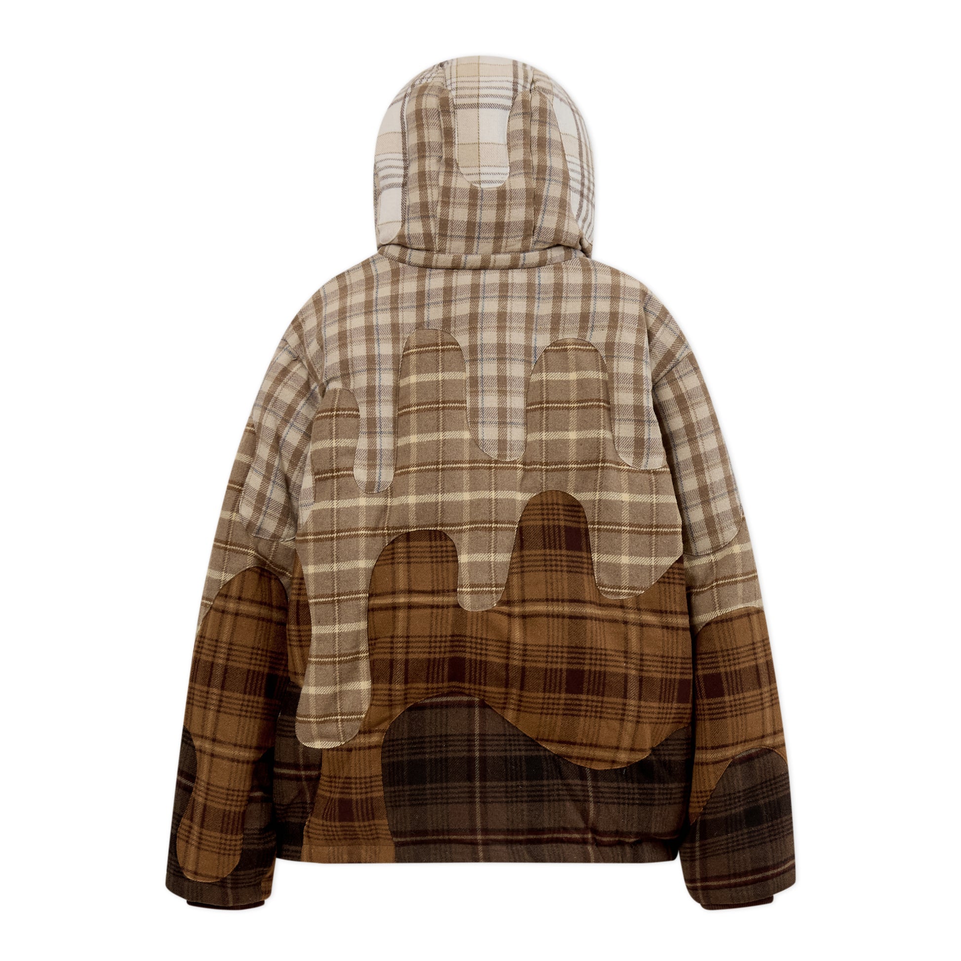 KidSuper Neapolitan Flannel Puffer Jacket - KidSuper Studios