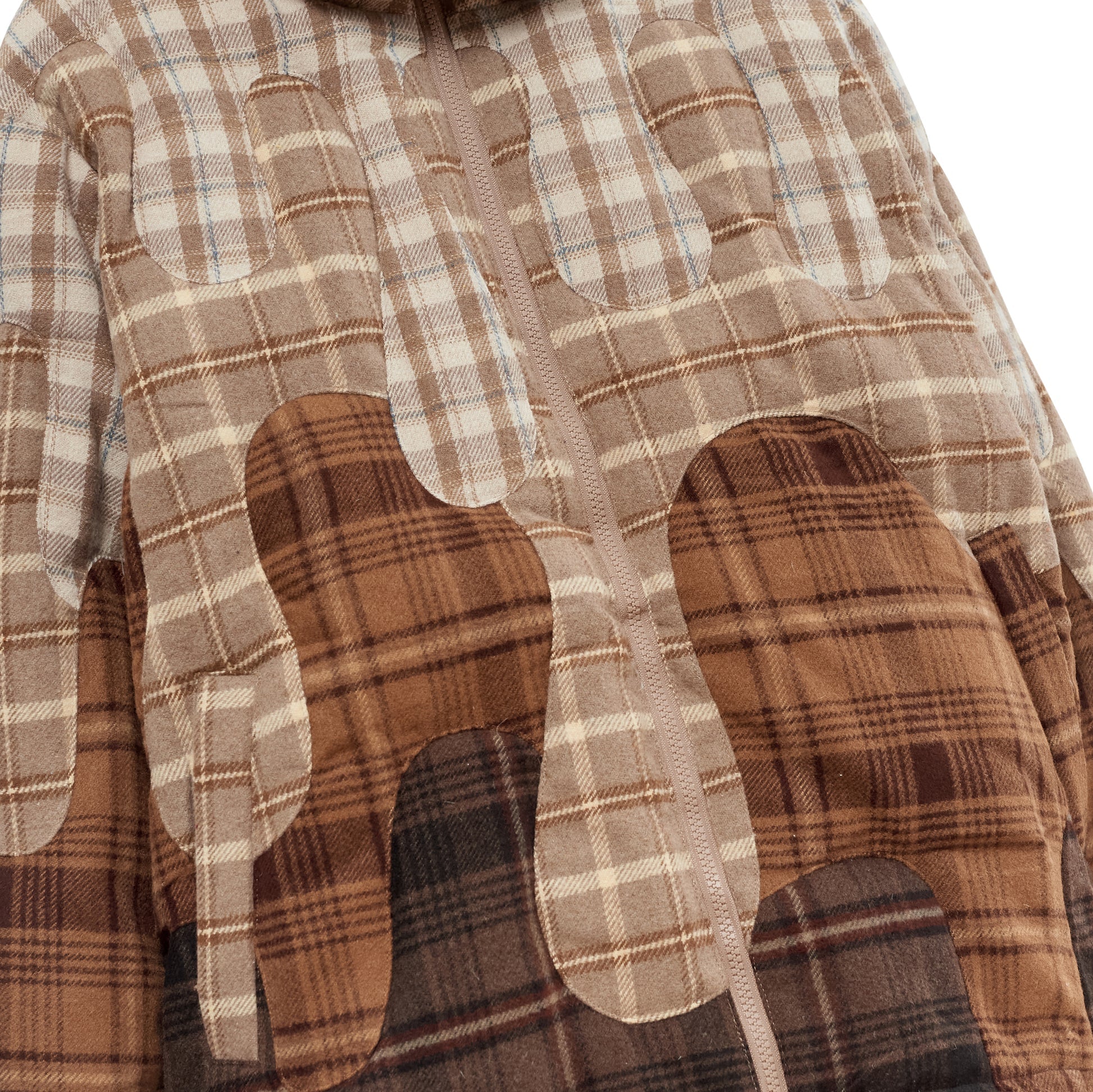 KidSuper Neapolitan Flannel Puffer Jacket - KidSuper Studios