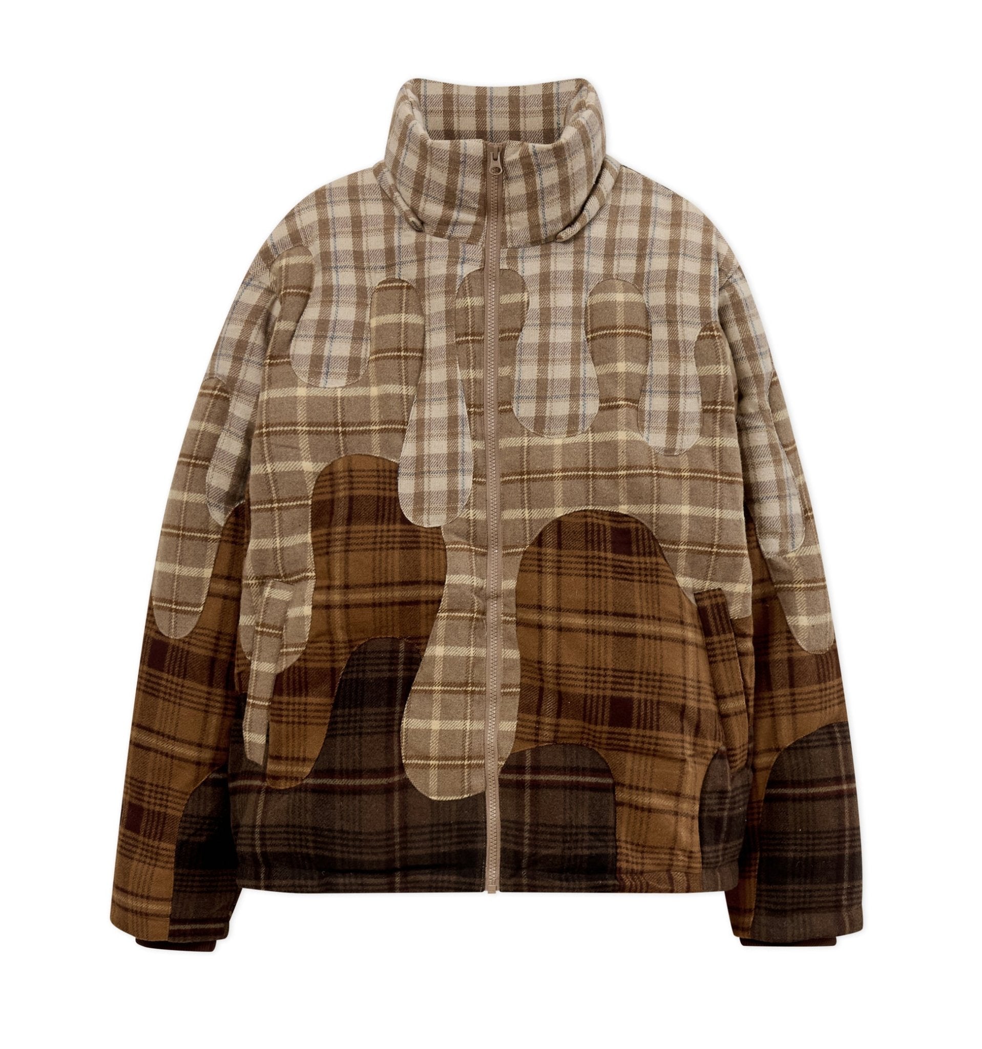 KidSuper Neapolitan Flannel Puffer Jacket - KidSuper Studios