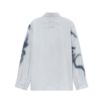 Kidsuper Studios Blurry Face Airbrush Striped Button Up Black - Kidsuper Studios