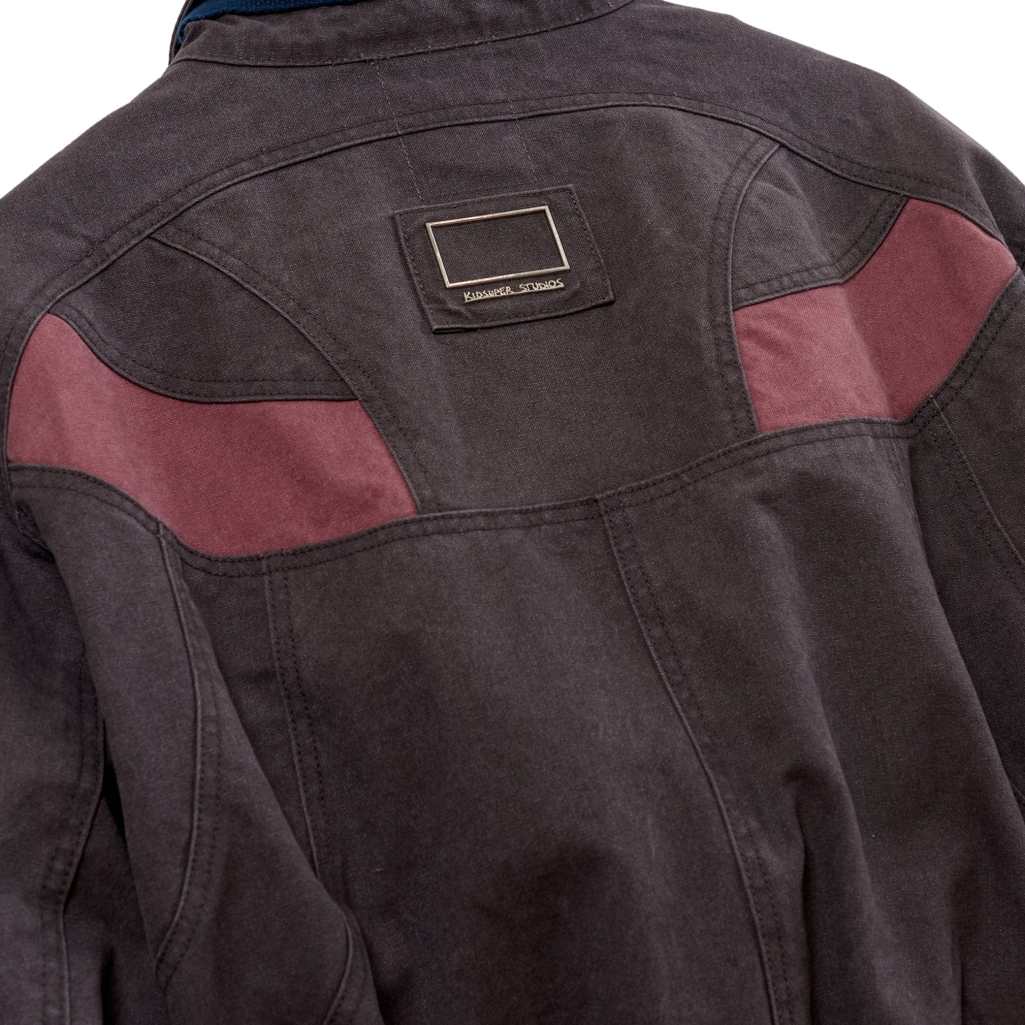 Kidsuper Studios Cropped Canvas Bomber Jacket Brown - Kidsuper Studios