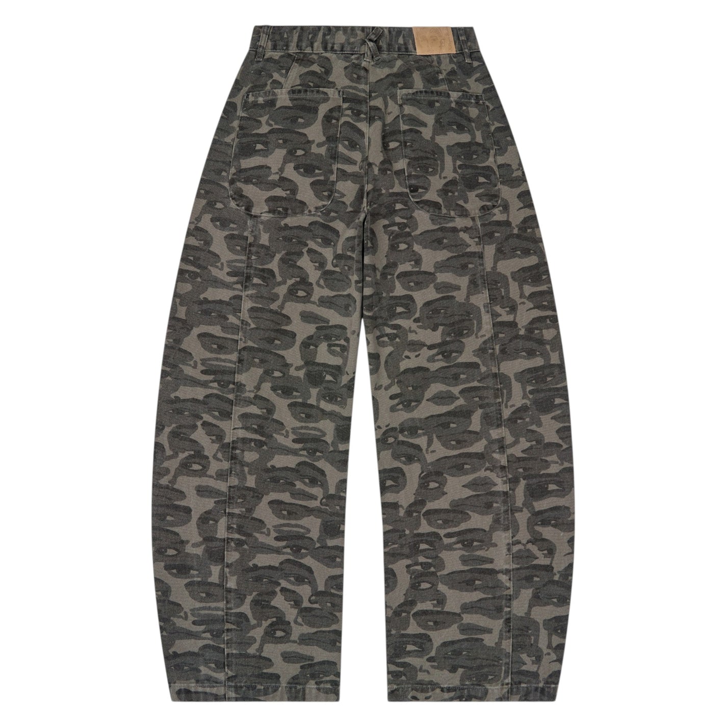 KidSuper Studios Face Camo Wide Leg Jean - KidSuper Studios