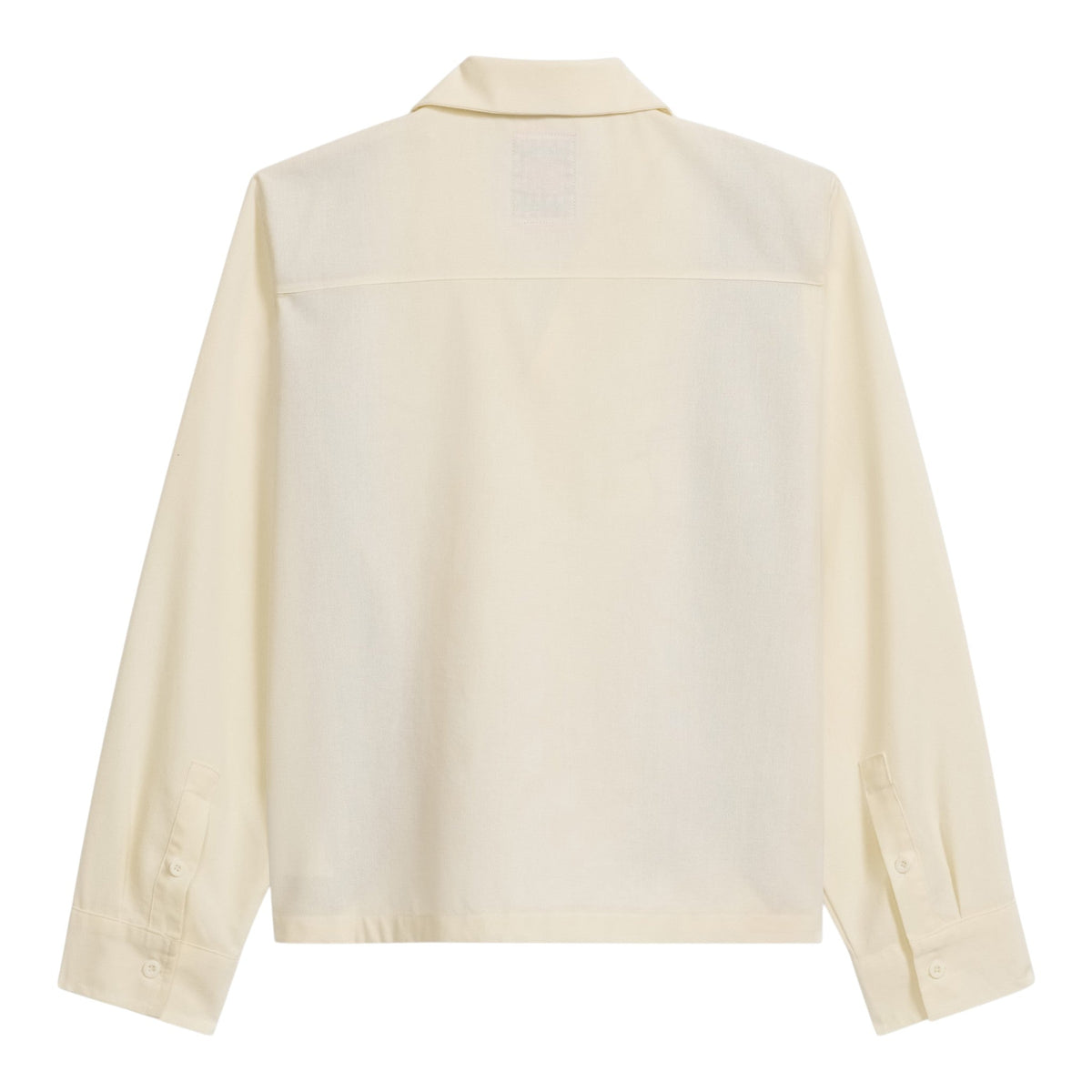 KidSuper Studios Face Camp Collar Button Up Longsleeve - Cream - KidSuper Studios