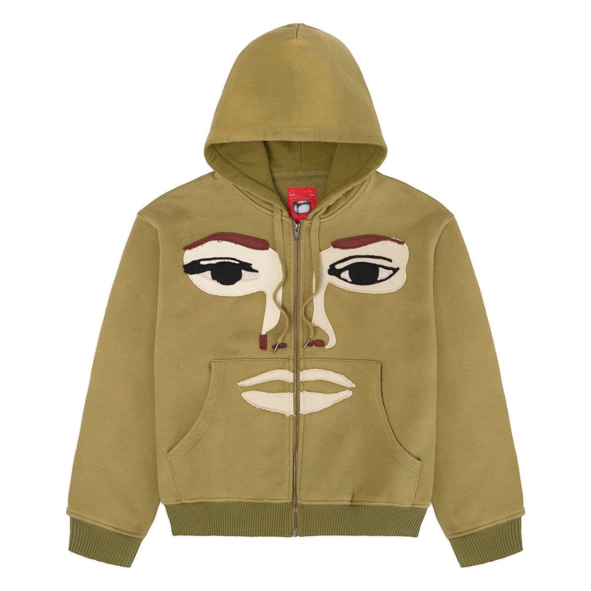 KidSuper Studios Face Hoodie - Forest Green - KidSuper Studios