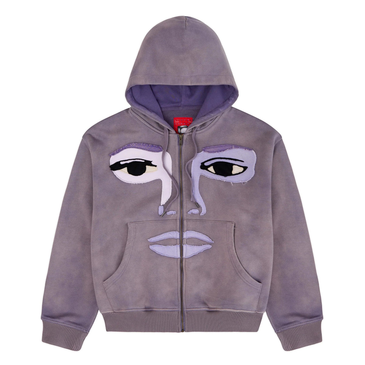 KidSuper Studios Face Hoodie - Plum - KidSuper Studios