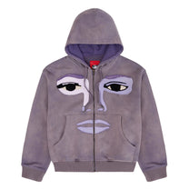 KidSuper Studios Face Hoodie - Plum - KidSuper Studios