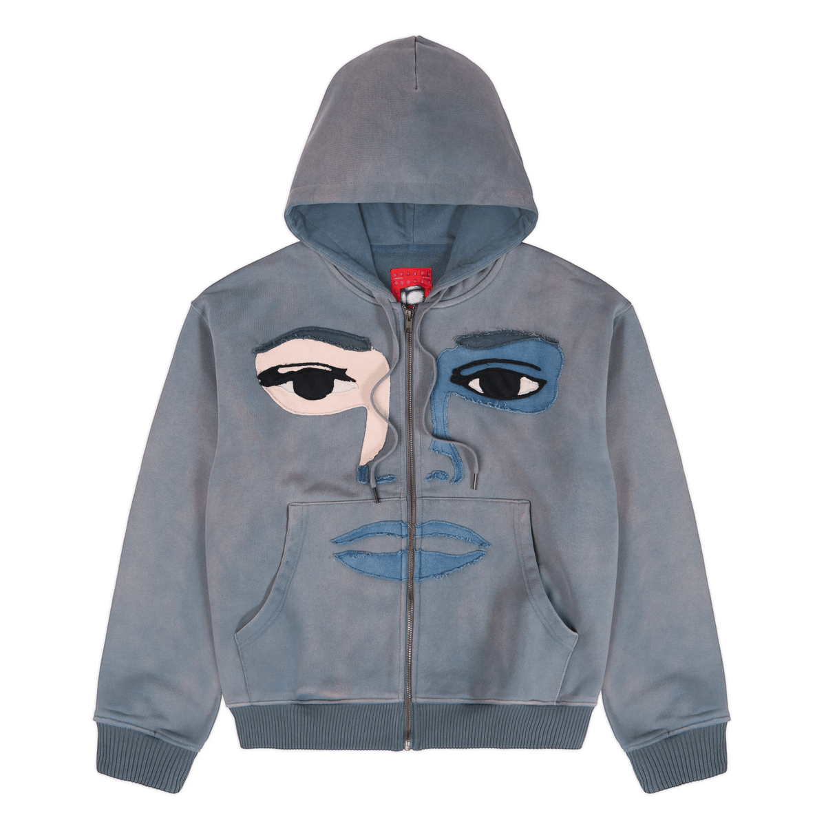 KidSuper Studios Face Hoodie - Slate - KidSuper Studios