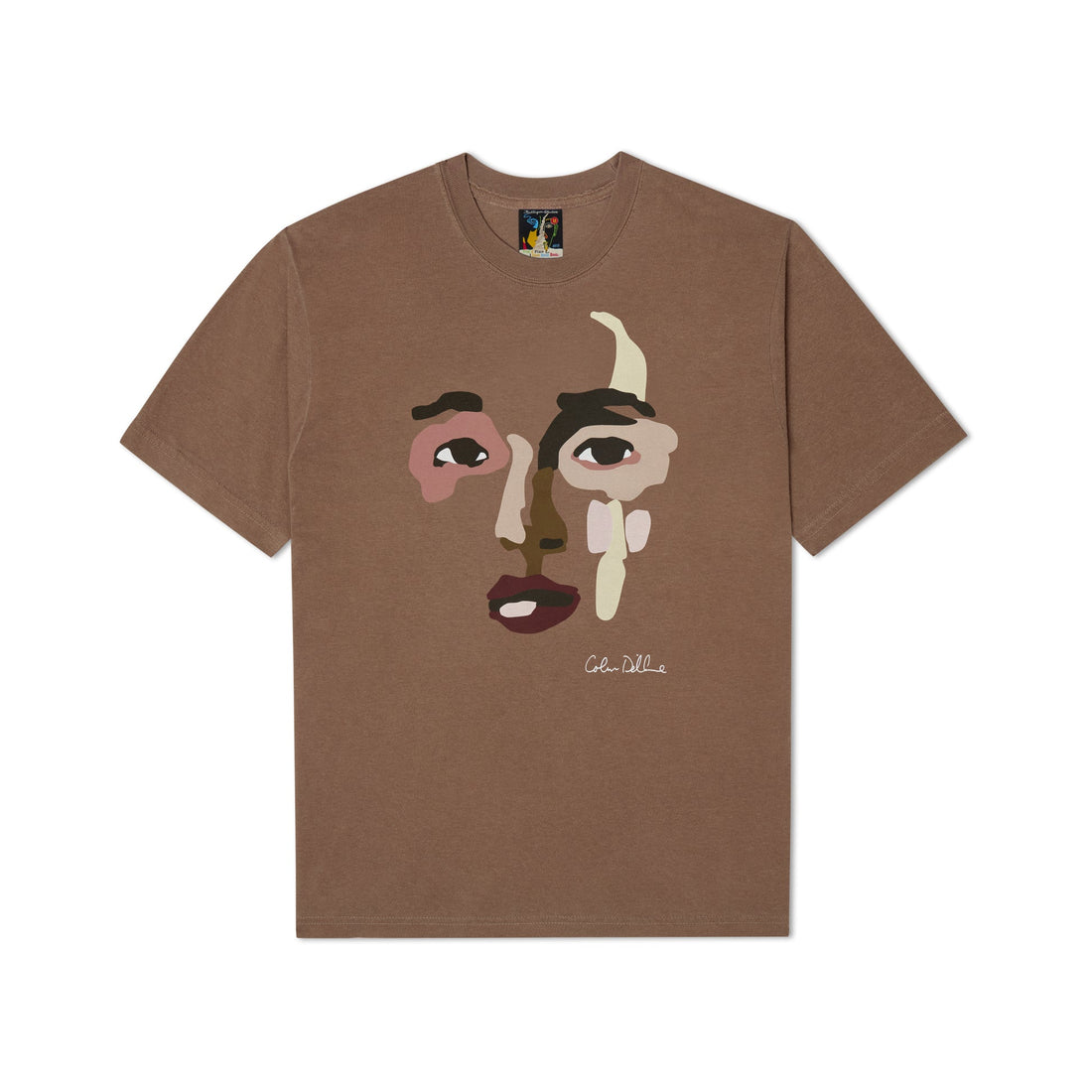 Kidsuper Studios Face Piece by Piece Tee Espresso - Kidsuper Studios