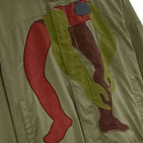 Kidsuper Studios Falling Guy Insulated Windbreaker Green - Kidsuper Studios