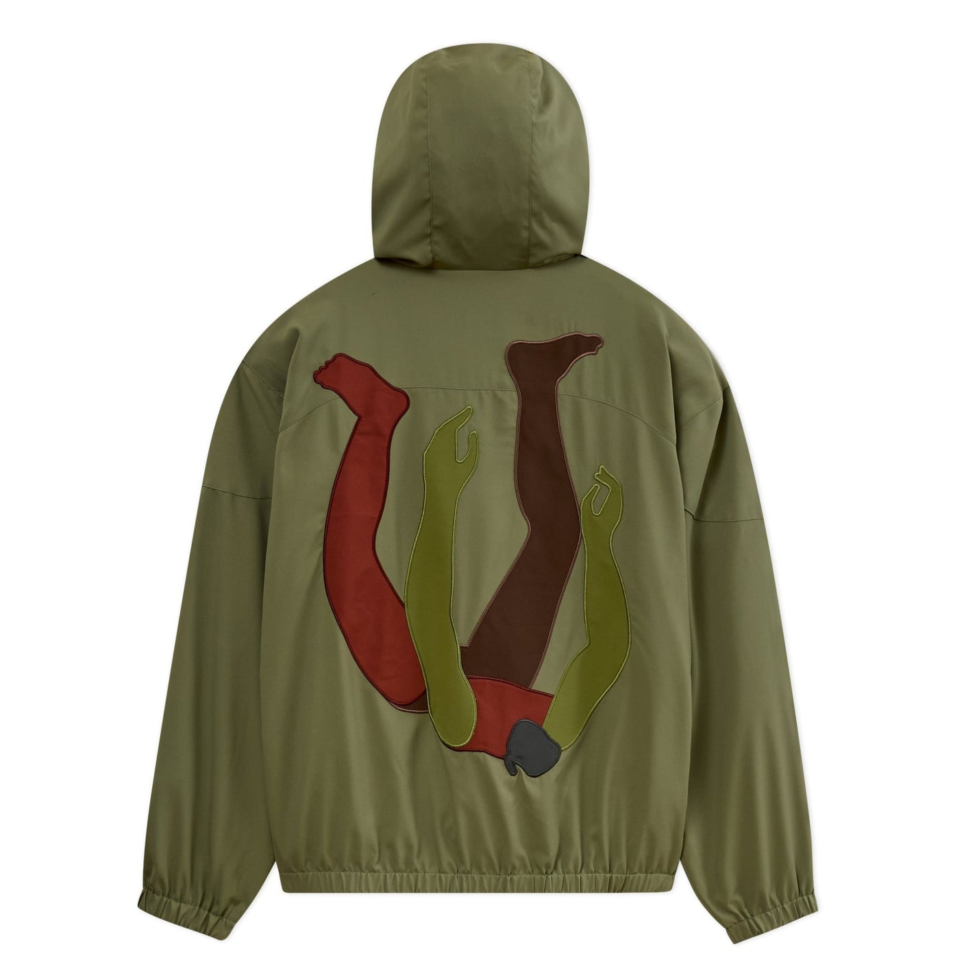 Kidsuper Studios Falling Guy Insulated Windbreaker Green - Kidsuper Studios