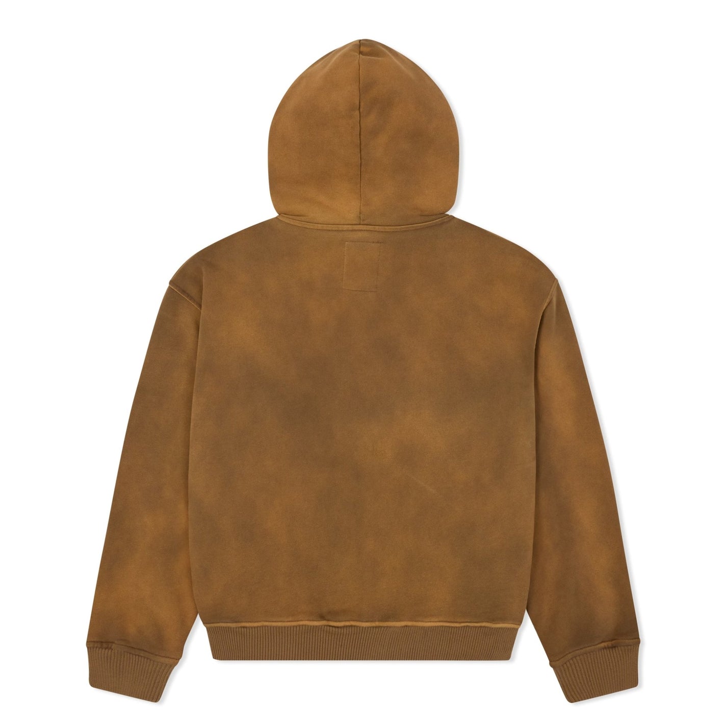 Kidsuper Studios Patchwork Face Heavyweight Zip Up Hoodie Dark Brown - Kidsuper Studios
