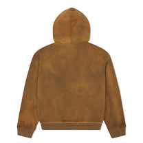 Kidsuper Studios Patchwork Face Heavyweight Zip Up Hoodie Dark Brown - Kidsuper Studios