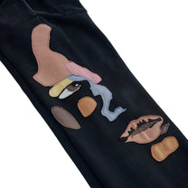 KidSuper Studios Side Eye Face Sweats - Black - KidSuper Studios