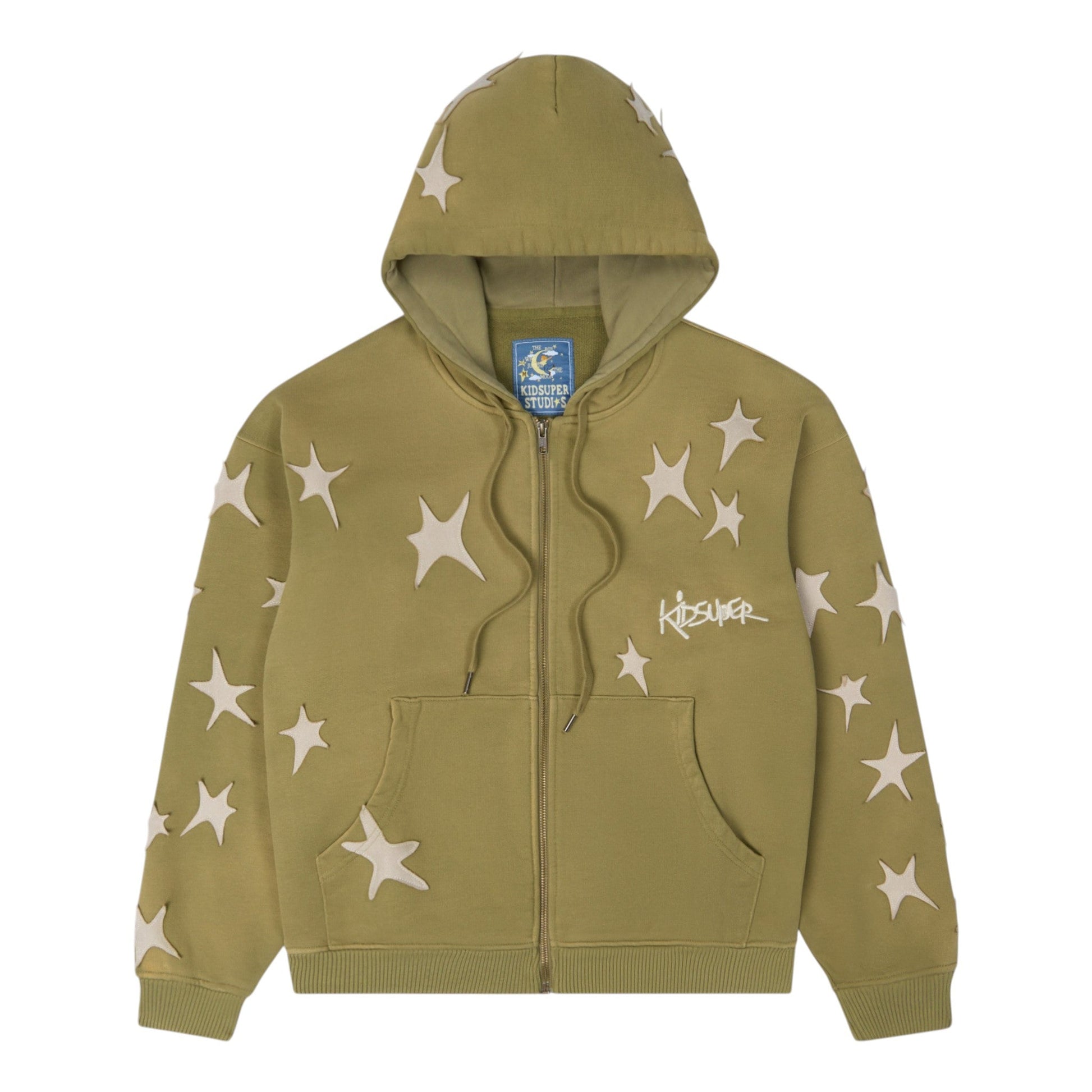 KidSuper Studios Stars Patchwork Washed Hoodie - KidSuper Studios