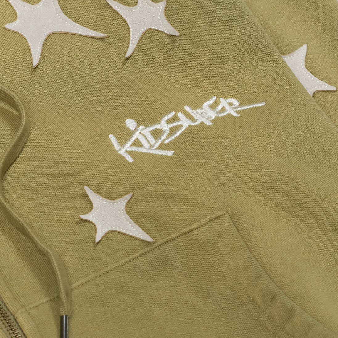 KidSuper Studios Stars Patchwork Washed Hoodie - KidSuper Studios