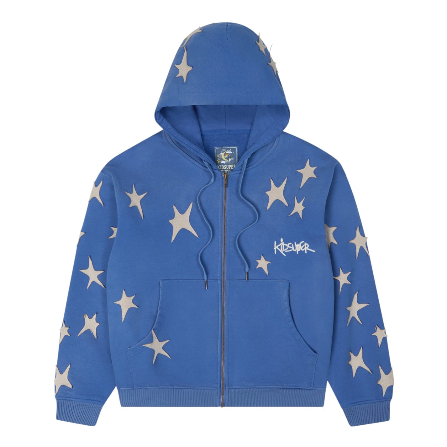 KidSuper Studios Stars Patchwork Washed Hoodie - KidSuper Studios