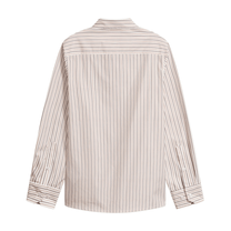 KidSuper Studios Striped Face Button Up - White - KidSuper Studios