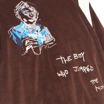 KidSuper Studios Washed Corduroy Embroidered Faces Jacket - KidSuper Studios