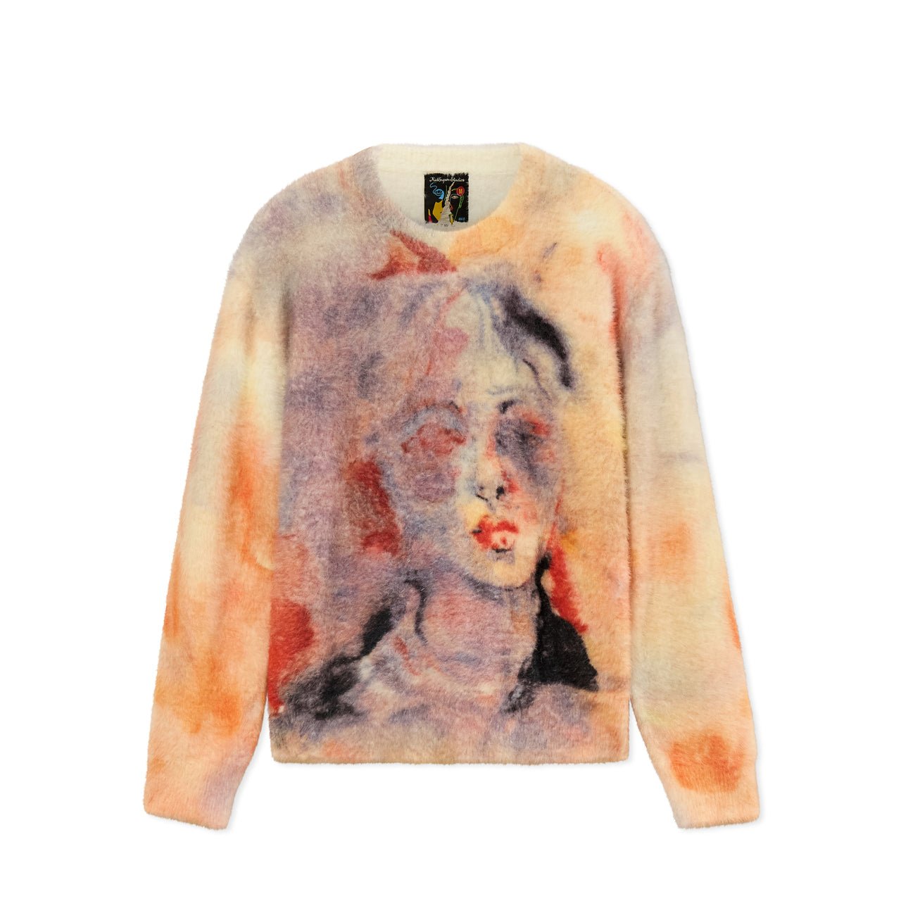 Kidsuper Studios Watercolor Face Mohair Sweater - Kidsuper Studios