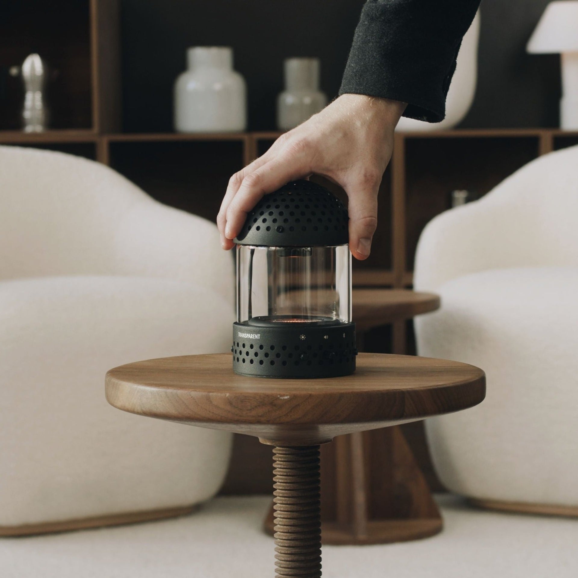 Light Speaker - Black - Transparent