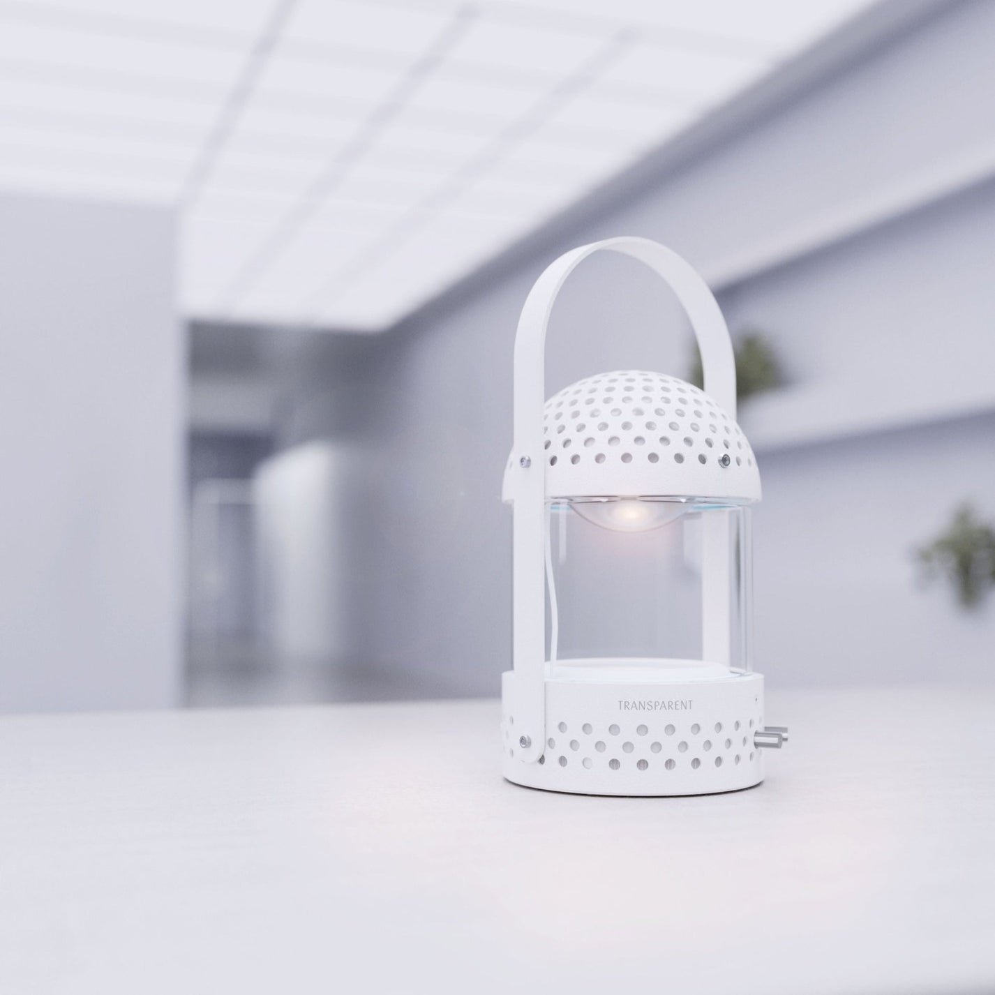 Light Speaker - White - Transparent
