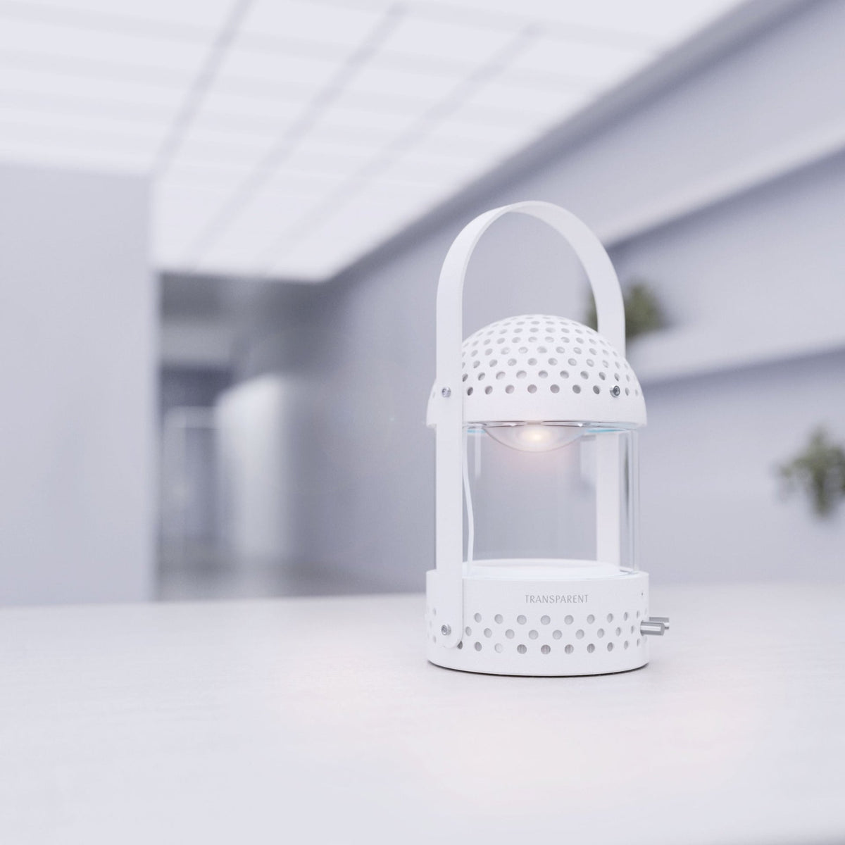 Light Speaker - White - Lautsprecher - Transparent