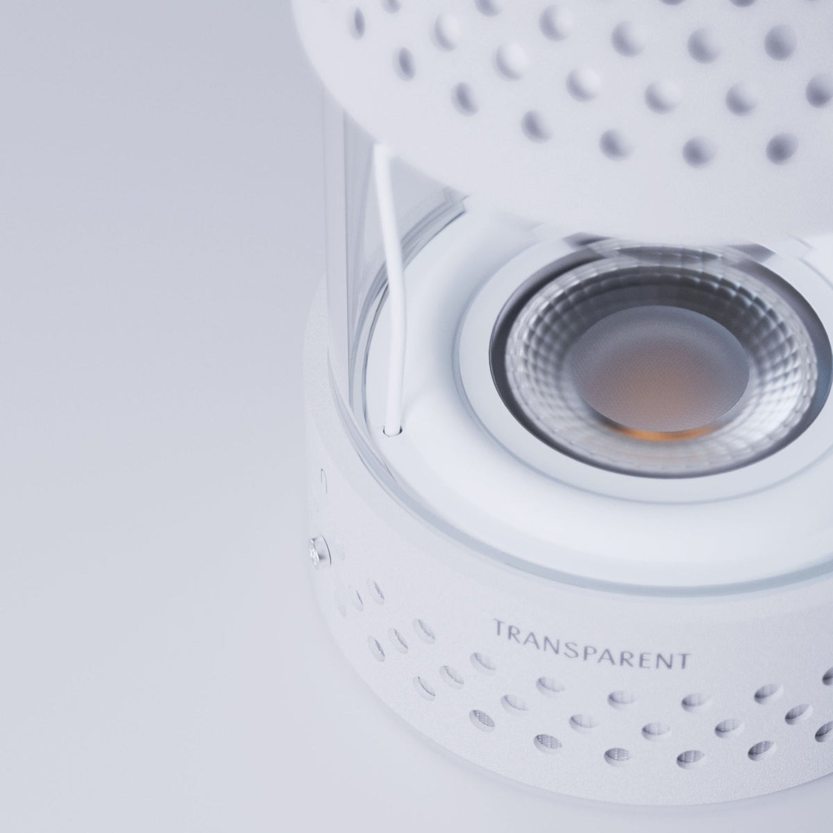 Light Speaker - White - Lautsprecher - Transparent