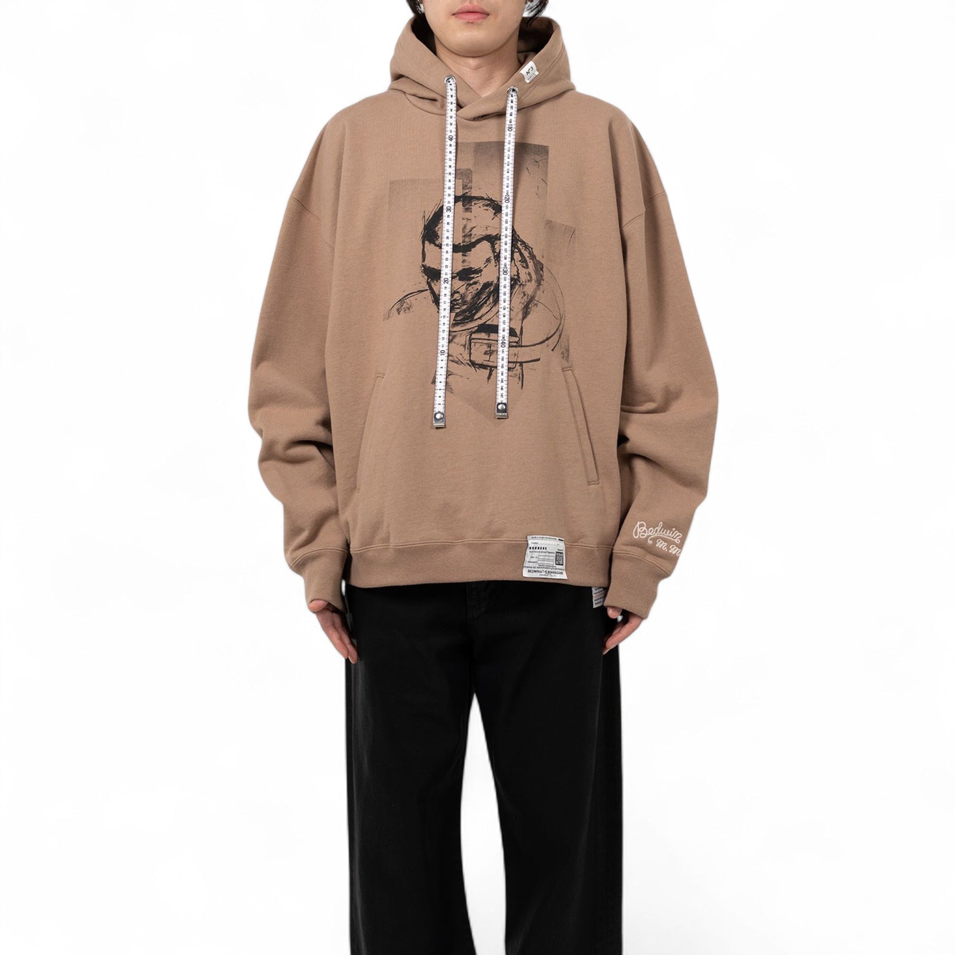 Maison MIHARA YASUHIRO &quot;BEDWIN &amp; THE MMY&quot; DJ Print Hoodie - A KONZEPT