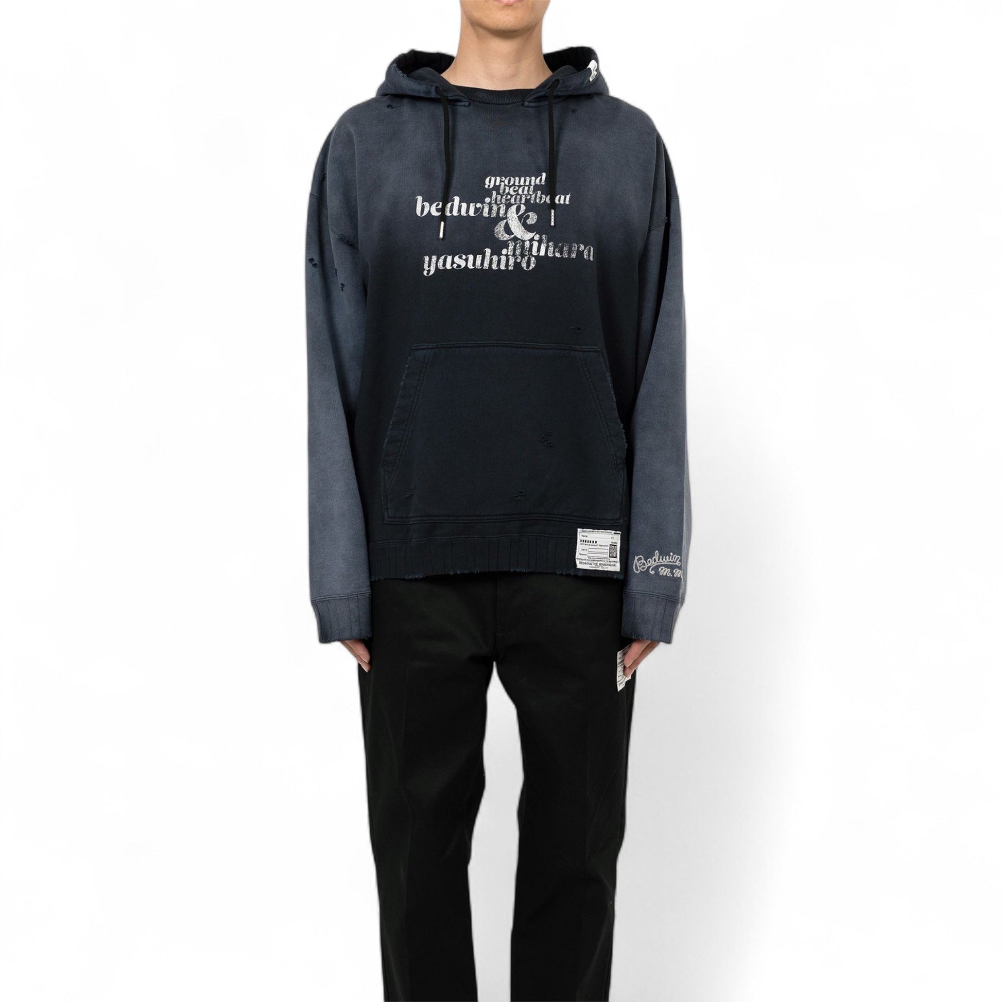 Maison MIHARA YASUHIRO &quot;BEDWIN &amp; THE MMY&quot; Photo Print Hoodie - Maison MIHARA YASUHIRO