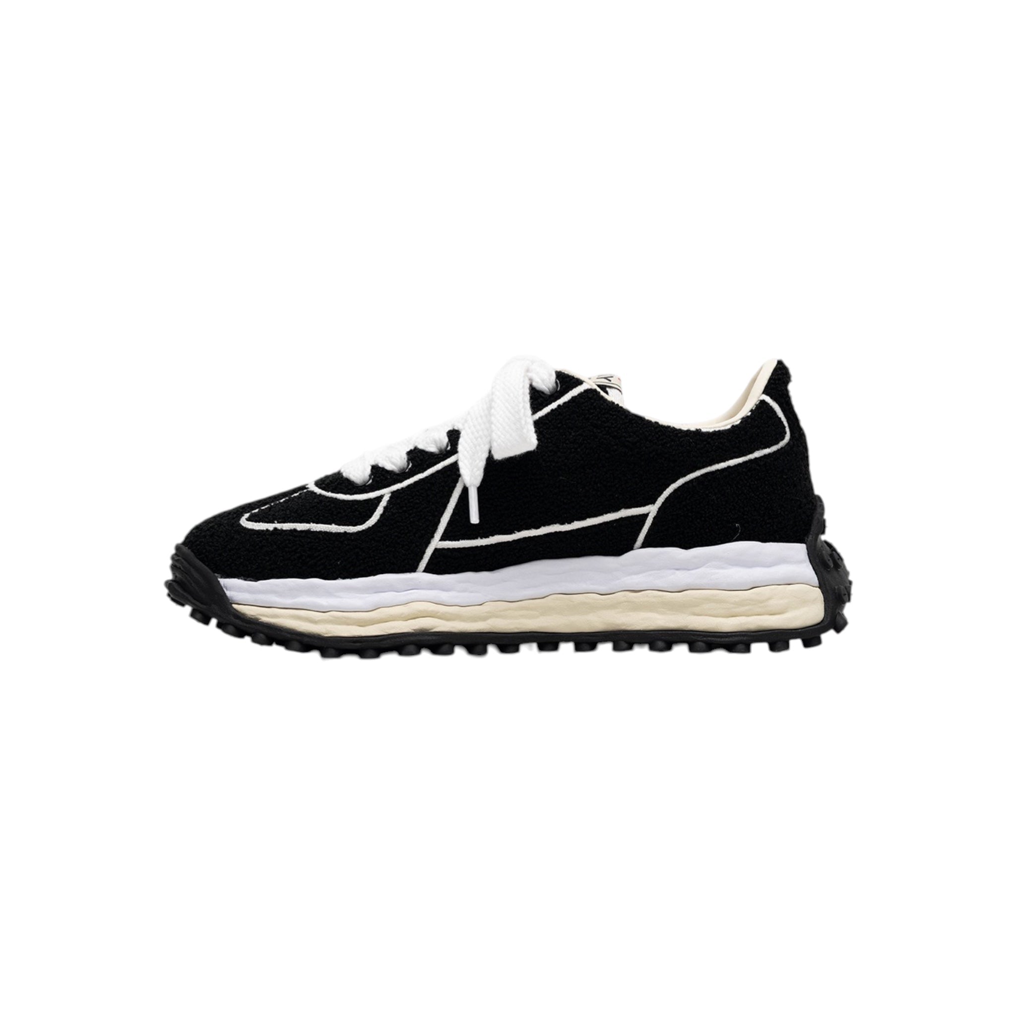 Maison MIHARA YASUHIRO "LARRY" OG Sole Chenille Embroidey Canvas Low - top Sneaker - Maison MIHARA YASUHIRO
