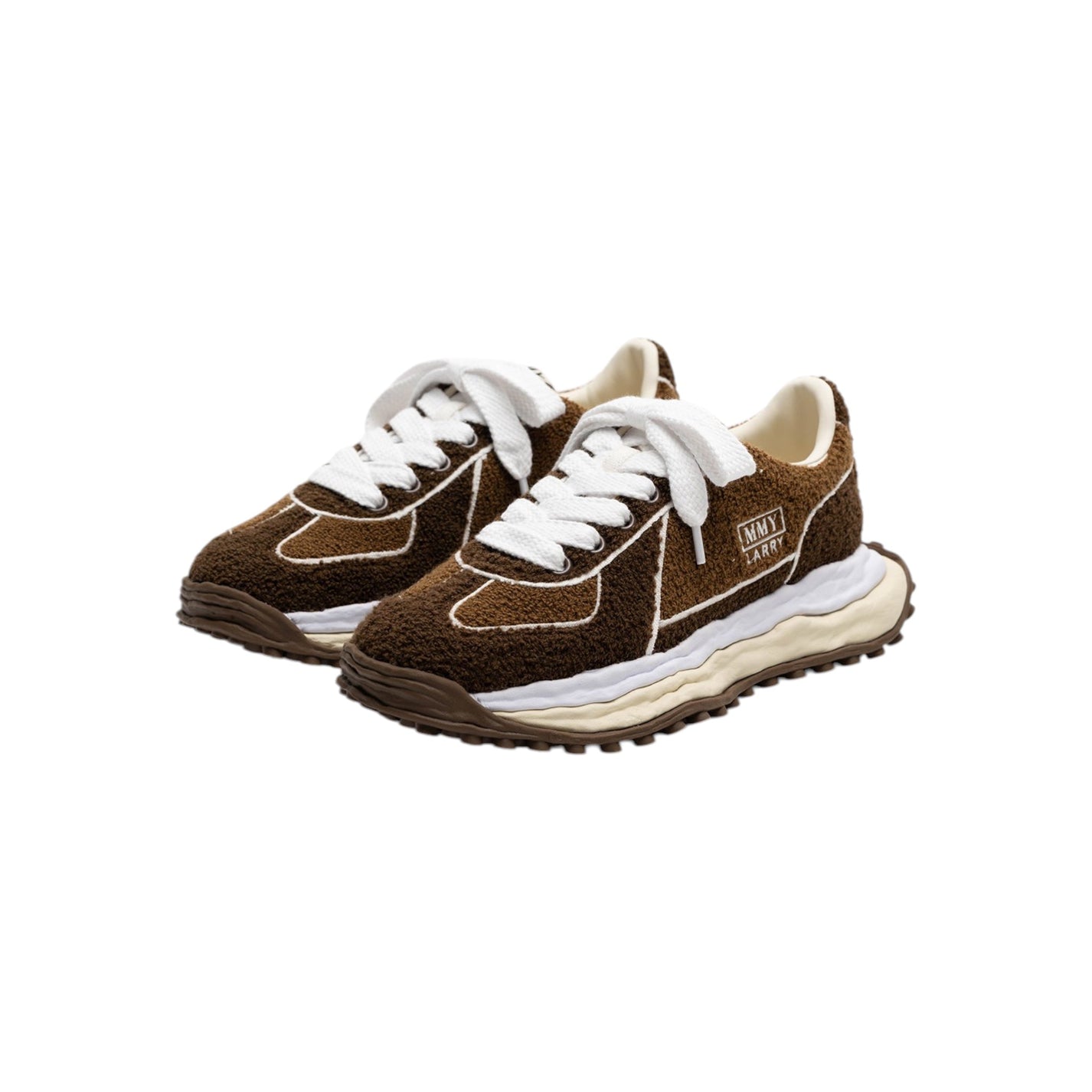 Maison MIHARA YASUHIRO "LARRY" OG Sole Chenille Embroidey Canvas Low - top Sneaker - Maison MIHARA YASUHIRO