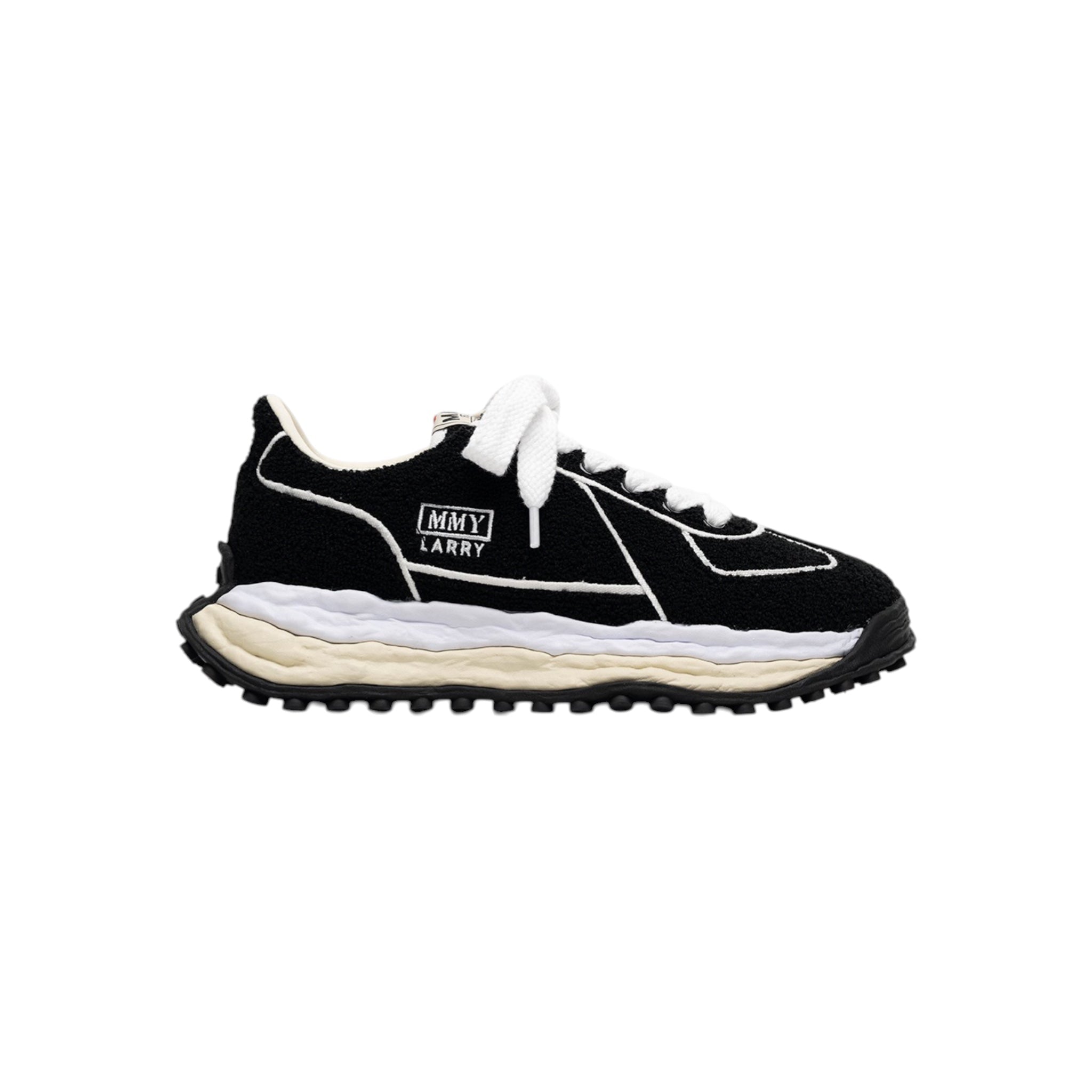 Maison MIHARA YASUHIRO "LARRY" OG Sole Chenille Embroidey Canvas Low - top Sneaker - Maison MIHARA YASUHIRO