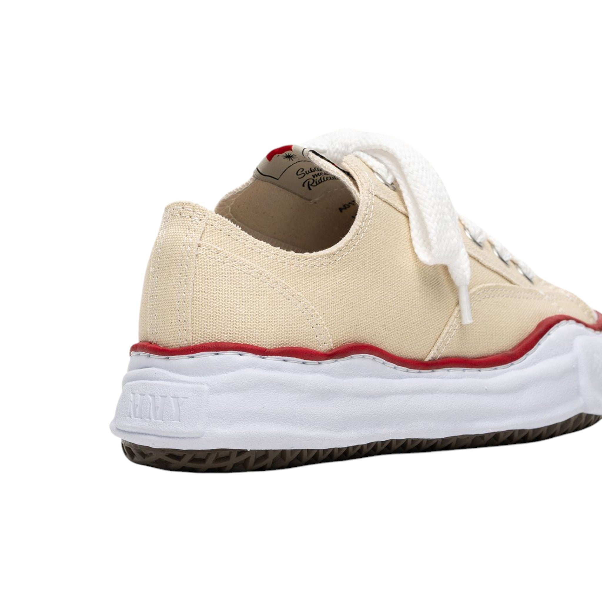 Maison MIHARA YASUHIRO "PETERSON" OG Sole Canvas Low-top Sneaker Natrual - Maison MIHARA YASUHIRO