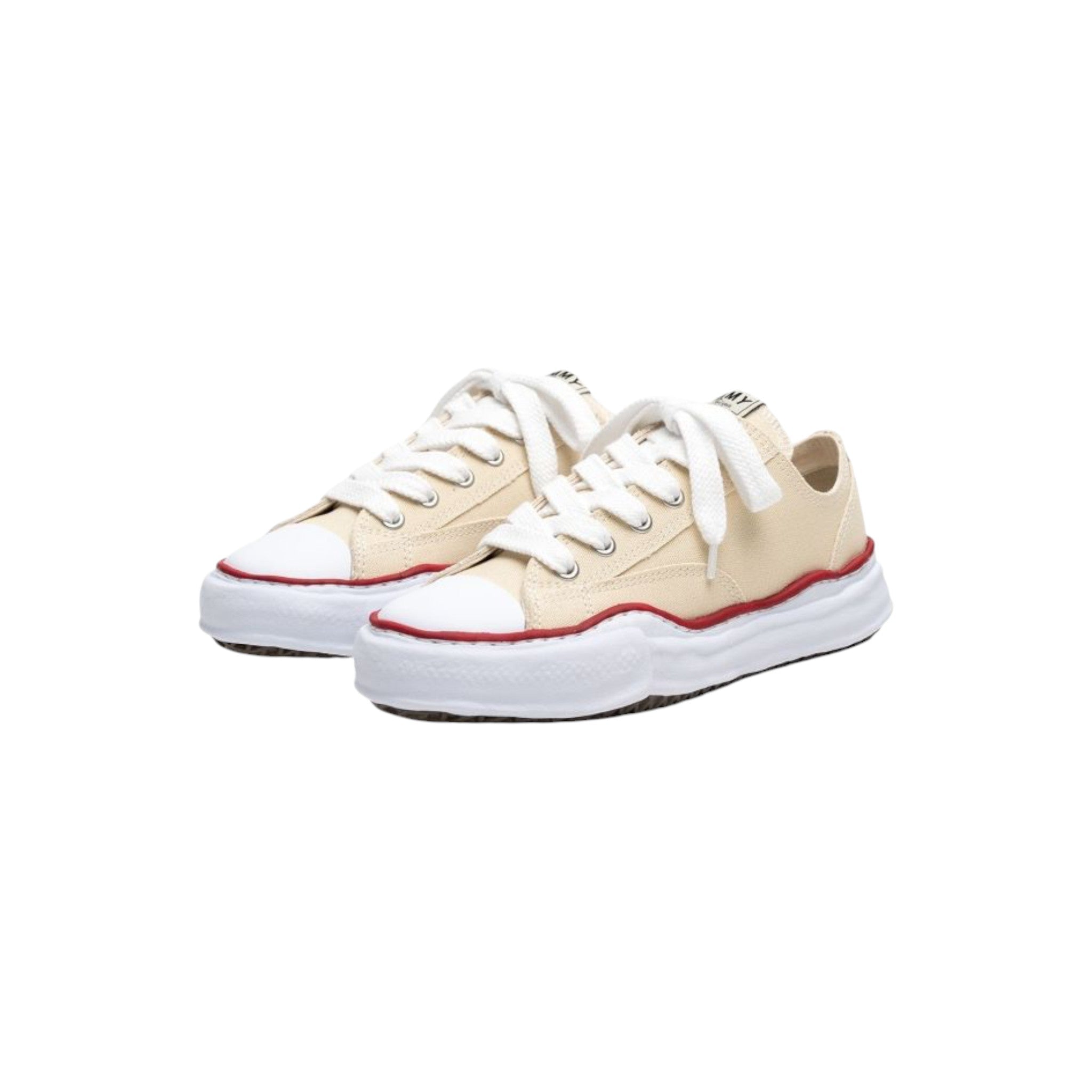 Maison MIHARA YASUHIRO "PETERSON" OG Sole Canvas Low-top Sneaker Natrual - Maison MIHARA YASUHIRO