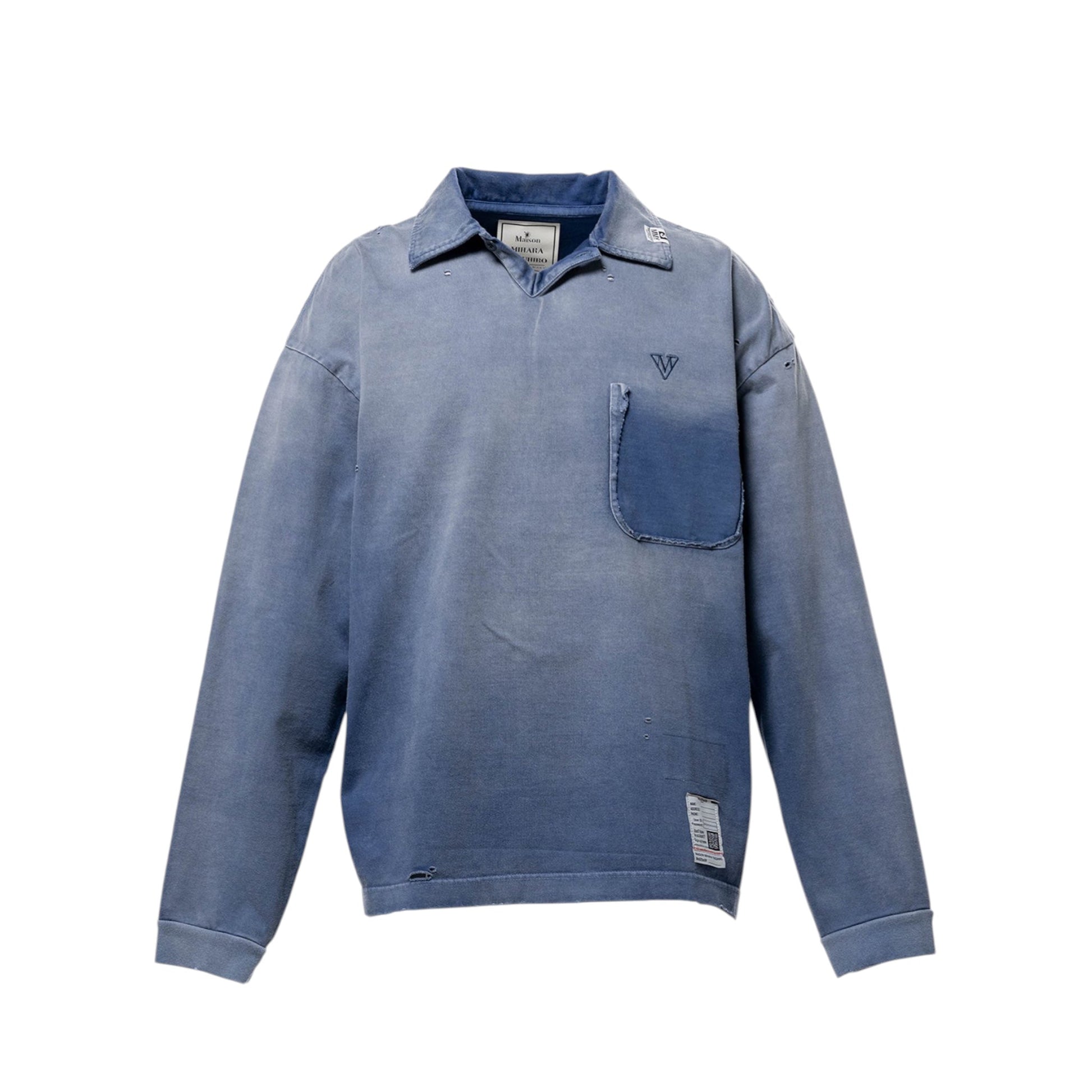 Maison MIHARA YASUHIRO Sun Faded Like Collared Long Sleeve - Maison MIHARA YASUHIRO
