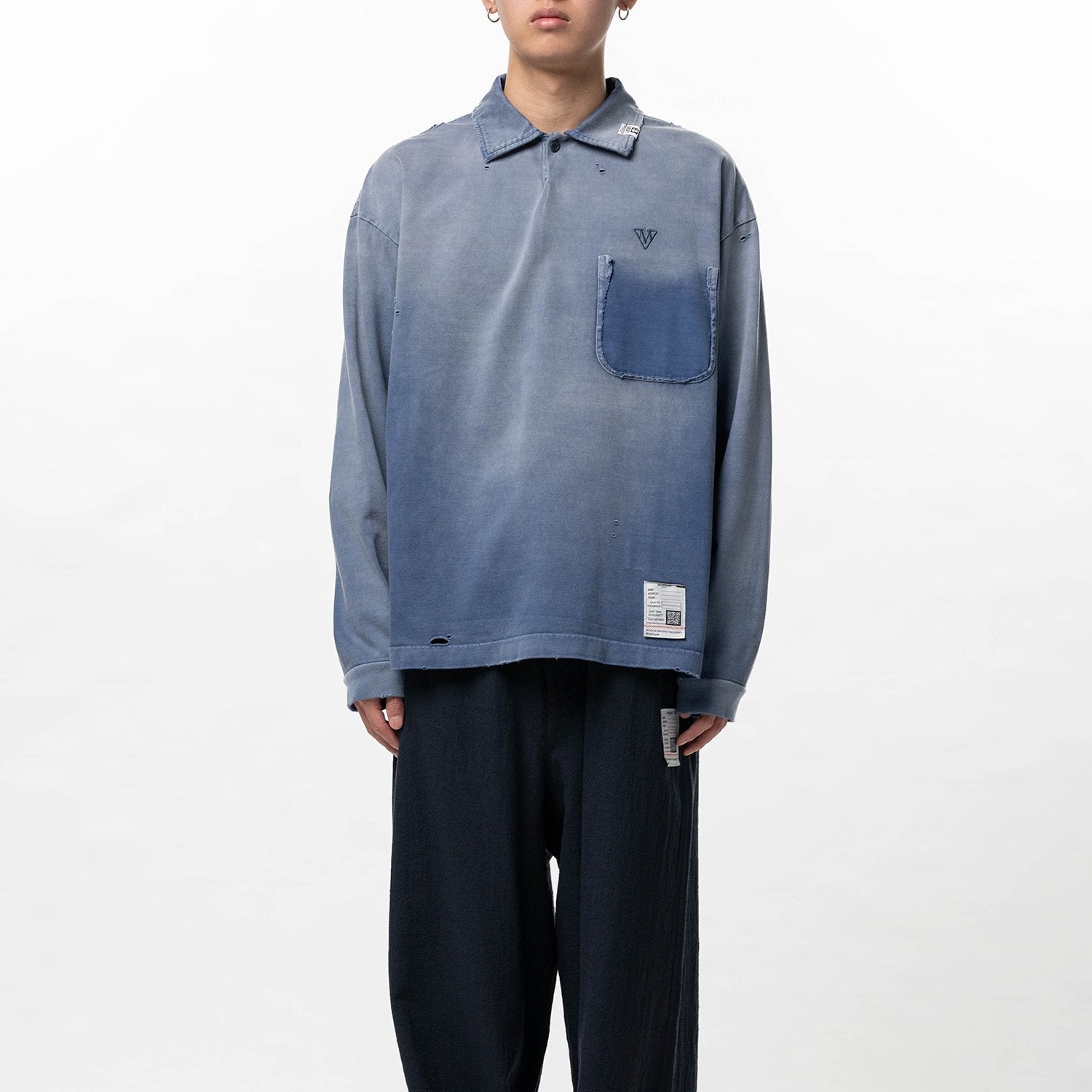 Maison MIHARA YASUHIRO Sun Faded Like Collared Long Sleeve - Maison MIHARA YASUHIRO