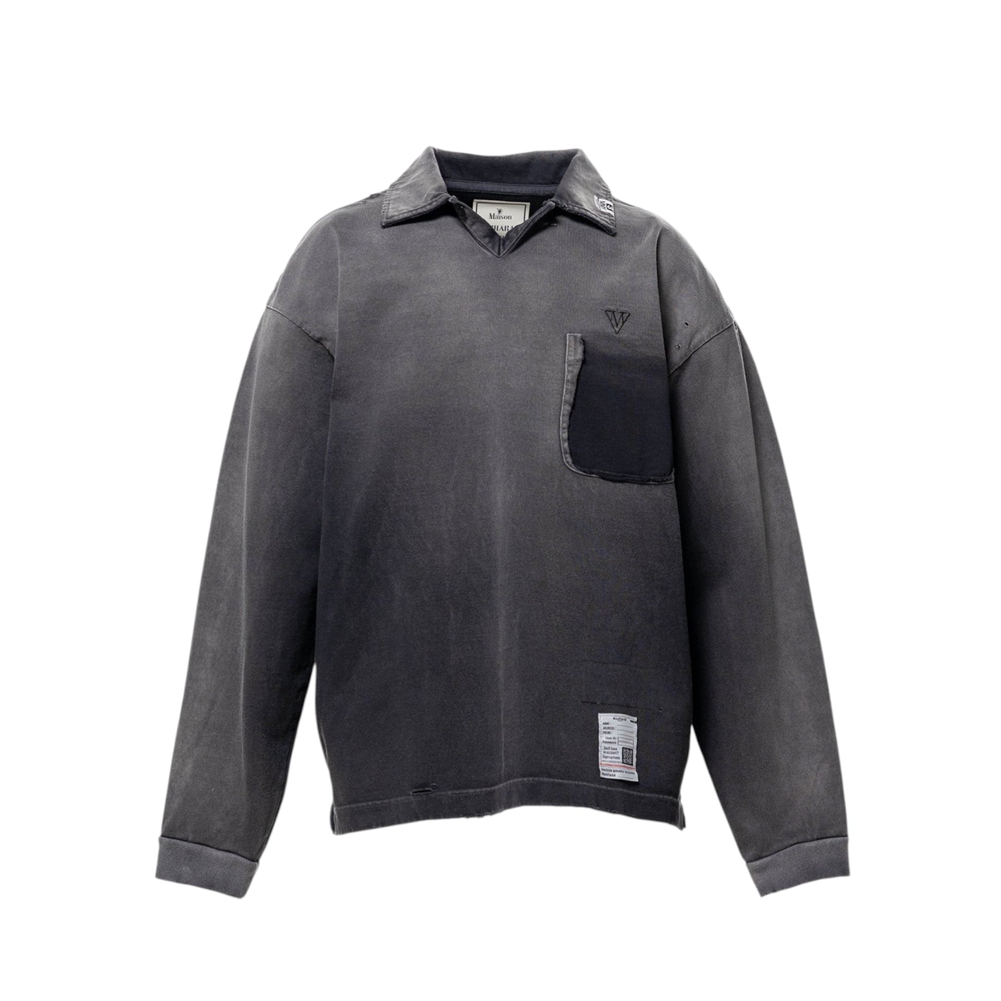 Maison MIHARA YASUHIRO Sun Faded Like Collared Long Sleeve - Maison MIHARA YASUHIRO