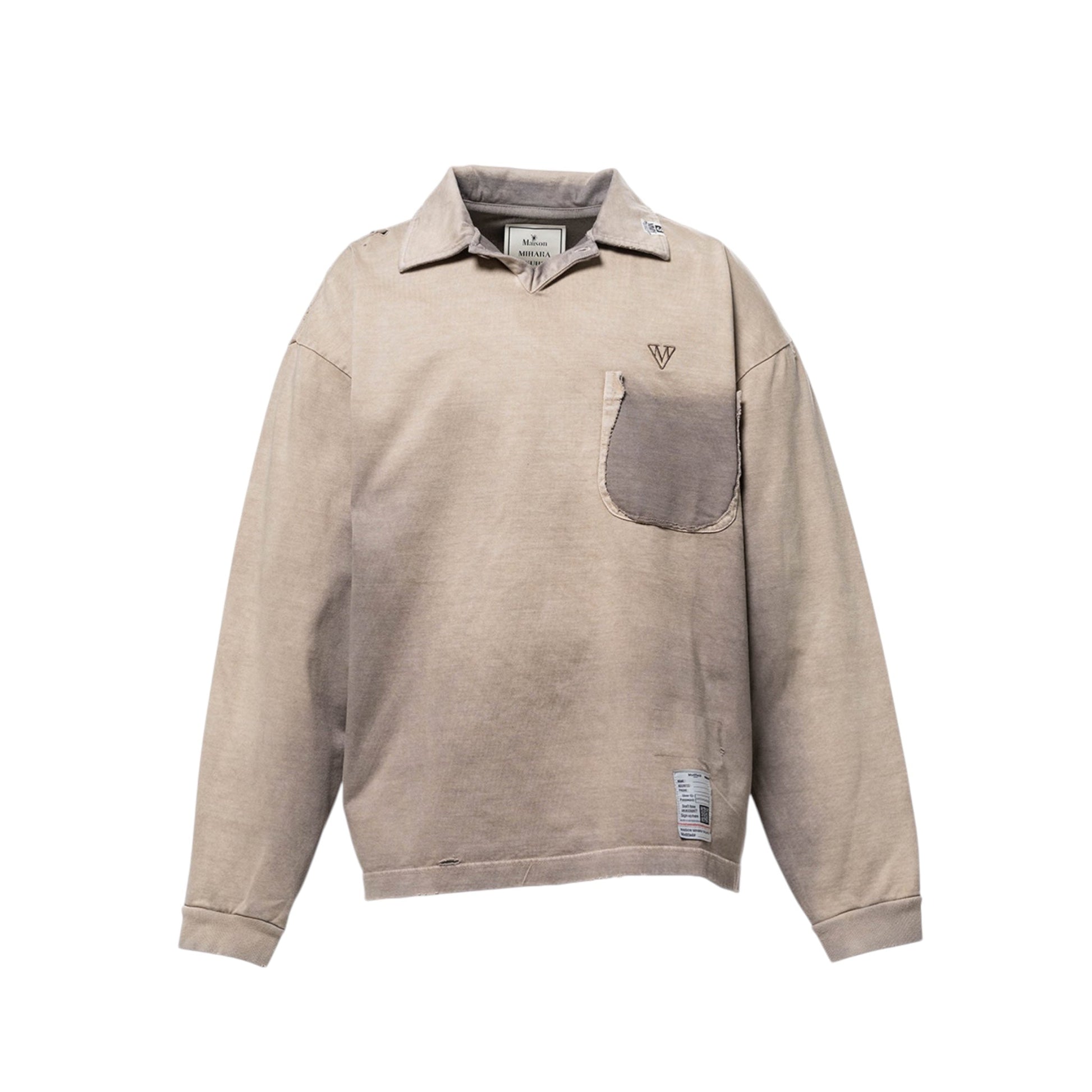 Maison MIHARA YASUHIRO Sun Faded Like Collared Long Sleeve - Maison MIHARA YASUHIRO