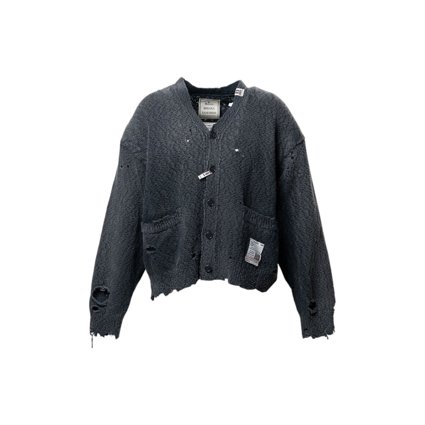Maison MIHARA Yasuhiro Sun Faded Like Knit Cardigan - Maison MIHARA YASUHIRO
