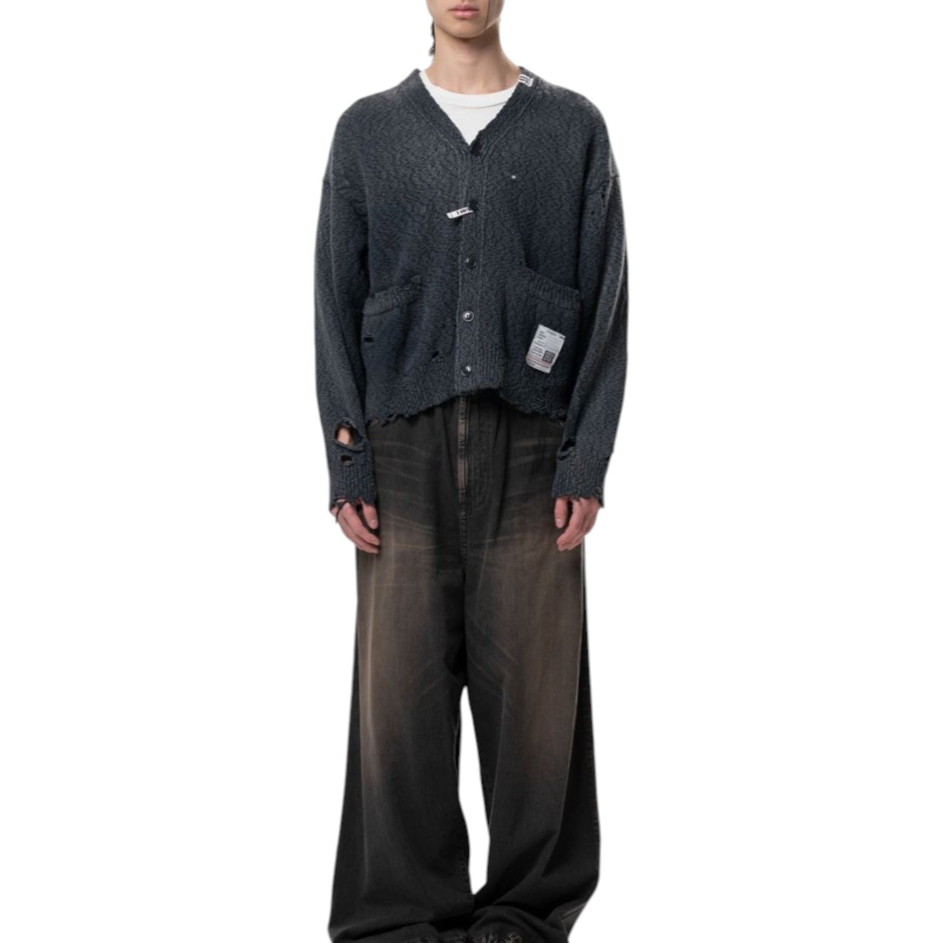 Maison MIHARA Yasuhiro Sun Faded Like Knit Cardigan - Maison MIHARA YASUHIRO
