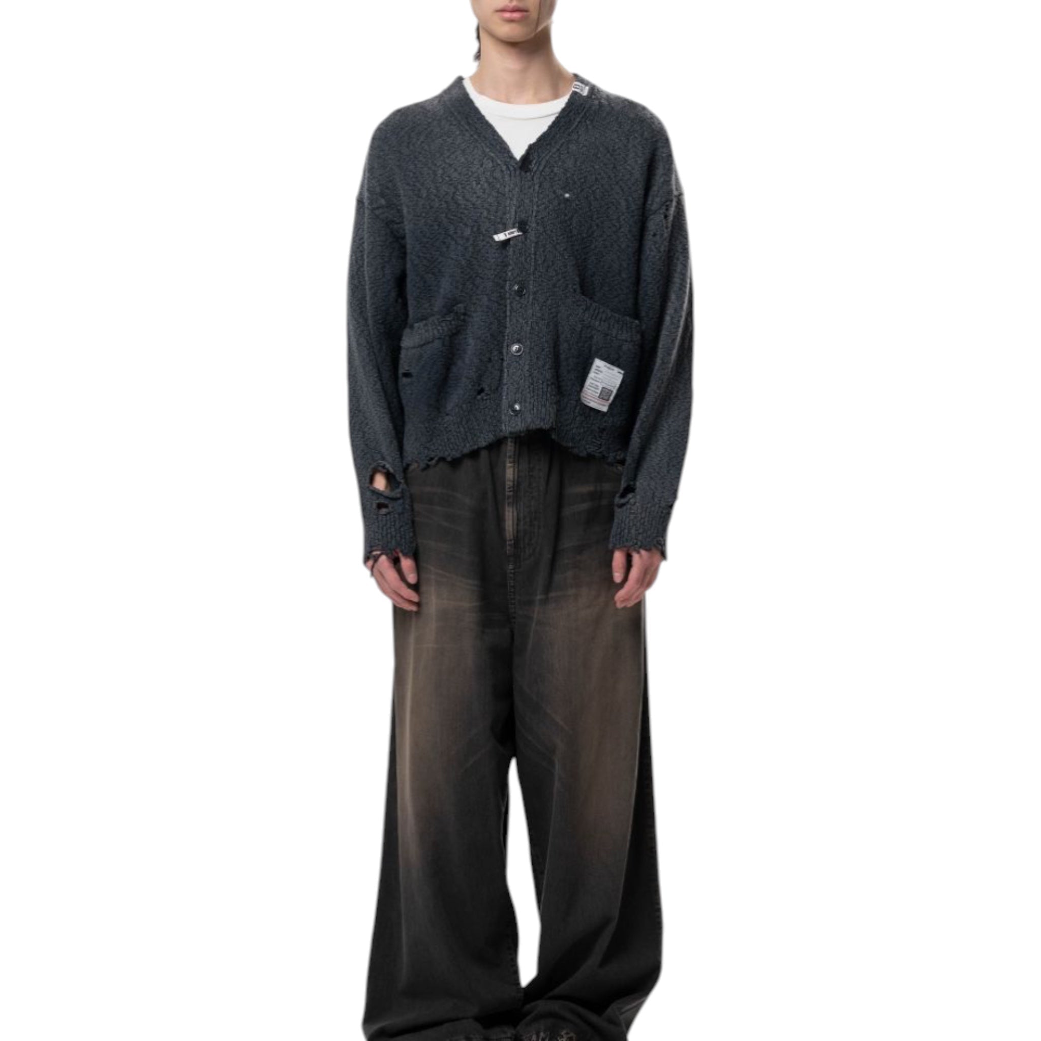 Maison MIHARA Yasuhiro Sun Faded Like Knit Cardigan - Maison MIHARA YASUHIRO
