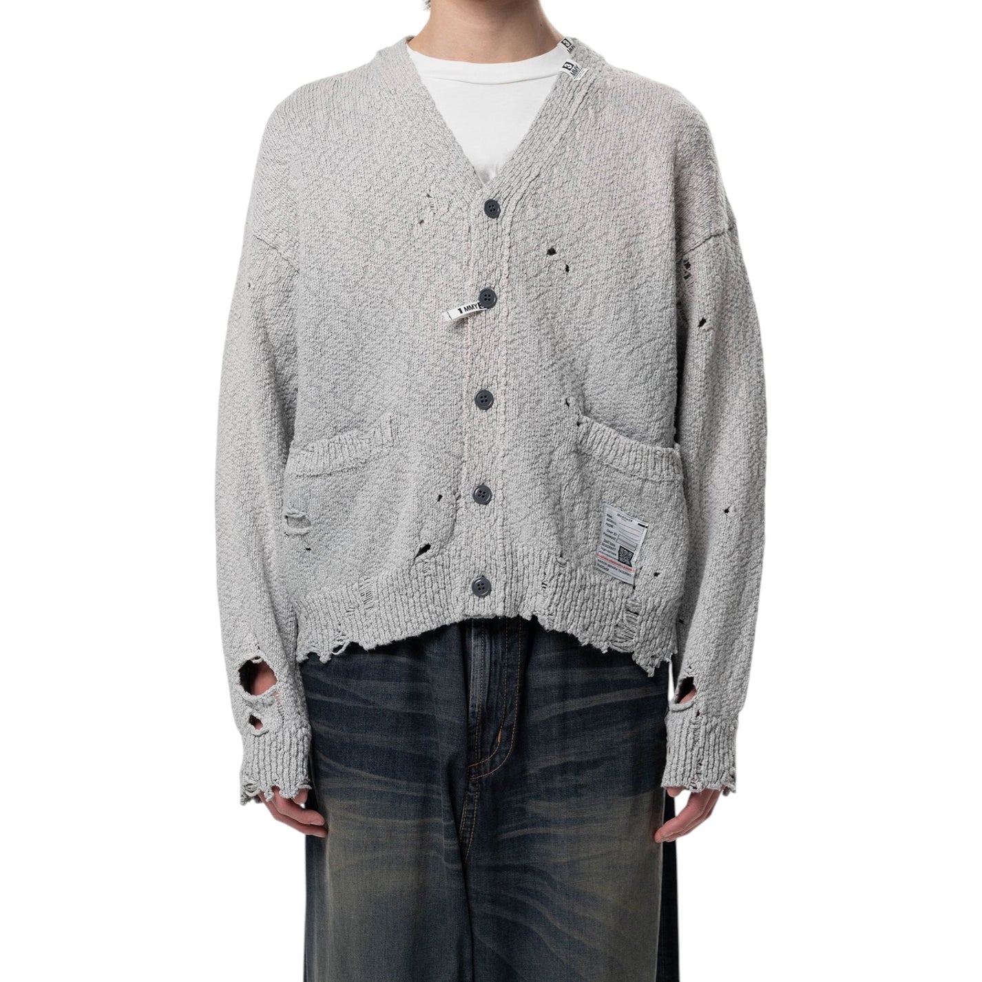 Maison MIHARA Yasuhiro Sun Faded Like Knit Cardigan - Maison MIHARA YASUHIRO