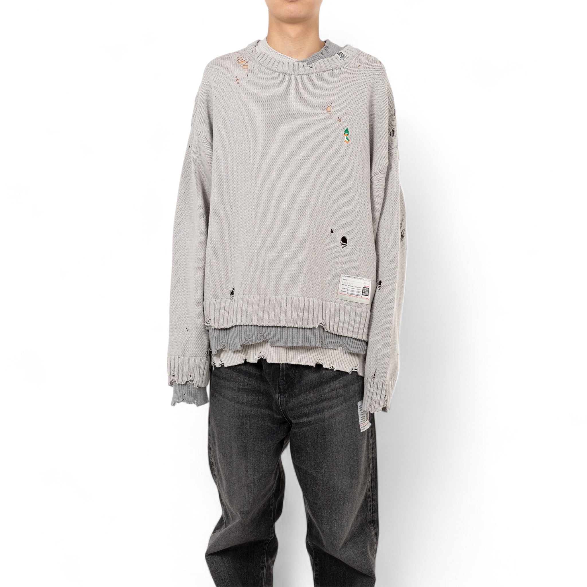 Maison MIHARA YASUHIRO Triple Layered Knit Sweater - Maison MIHARA YASUHIRO