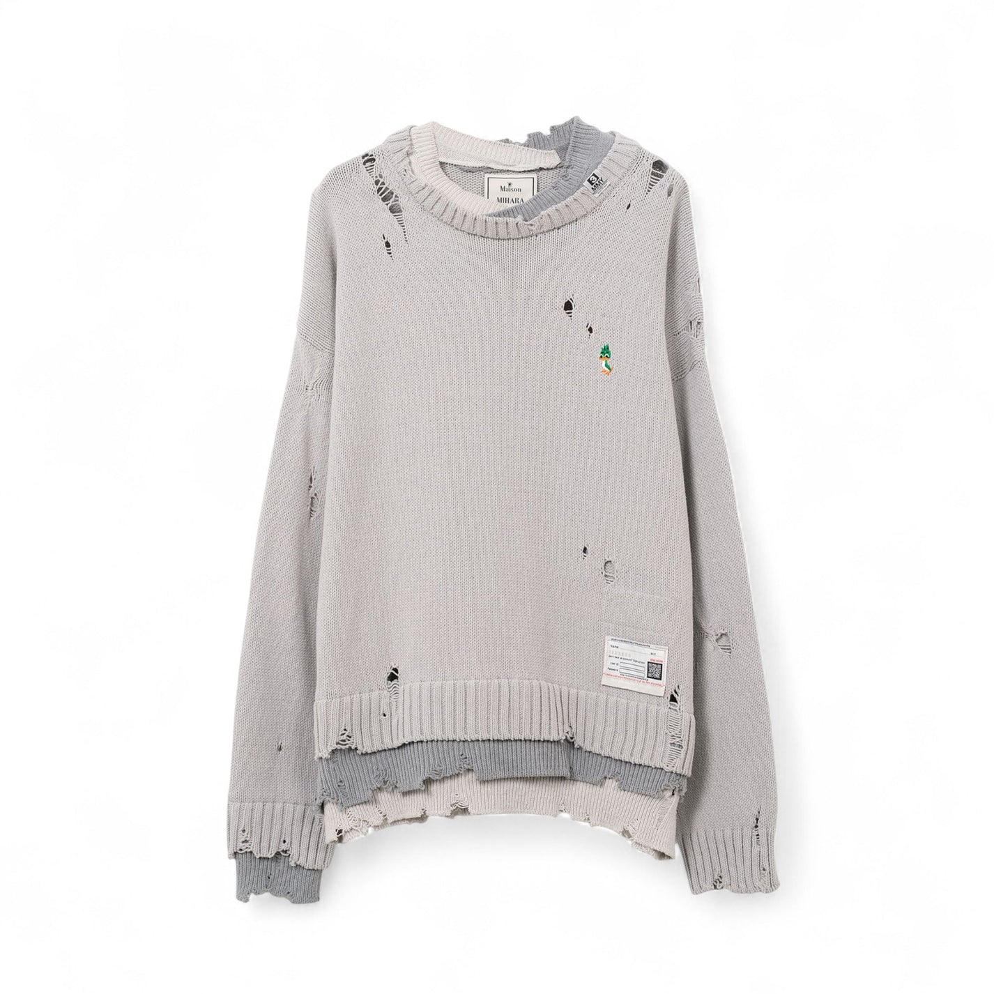 Maison MIHARA YASUHIRO Triple Layered Knit Sweater - Maison MIHARA YASUHIRO