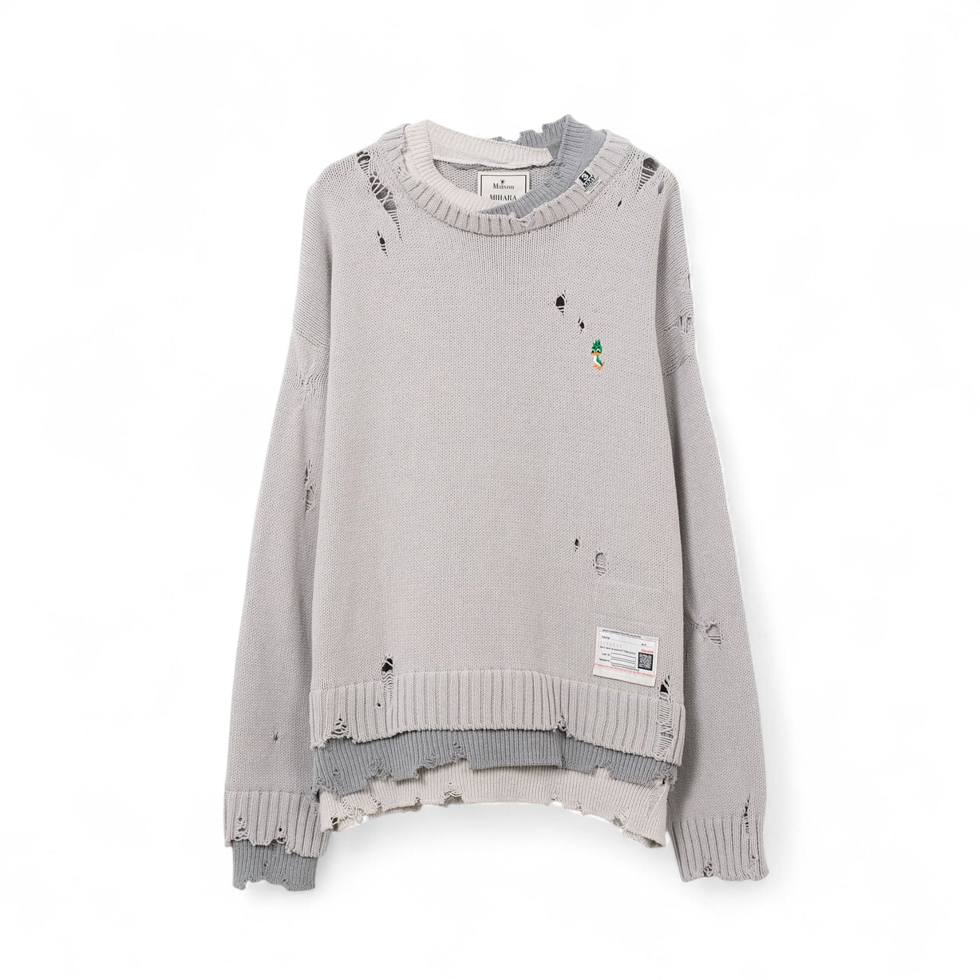 Maison MIHARA YASUHIRO Triple Layered Knit Sweater - Maison MIHARA YASUHIRO