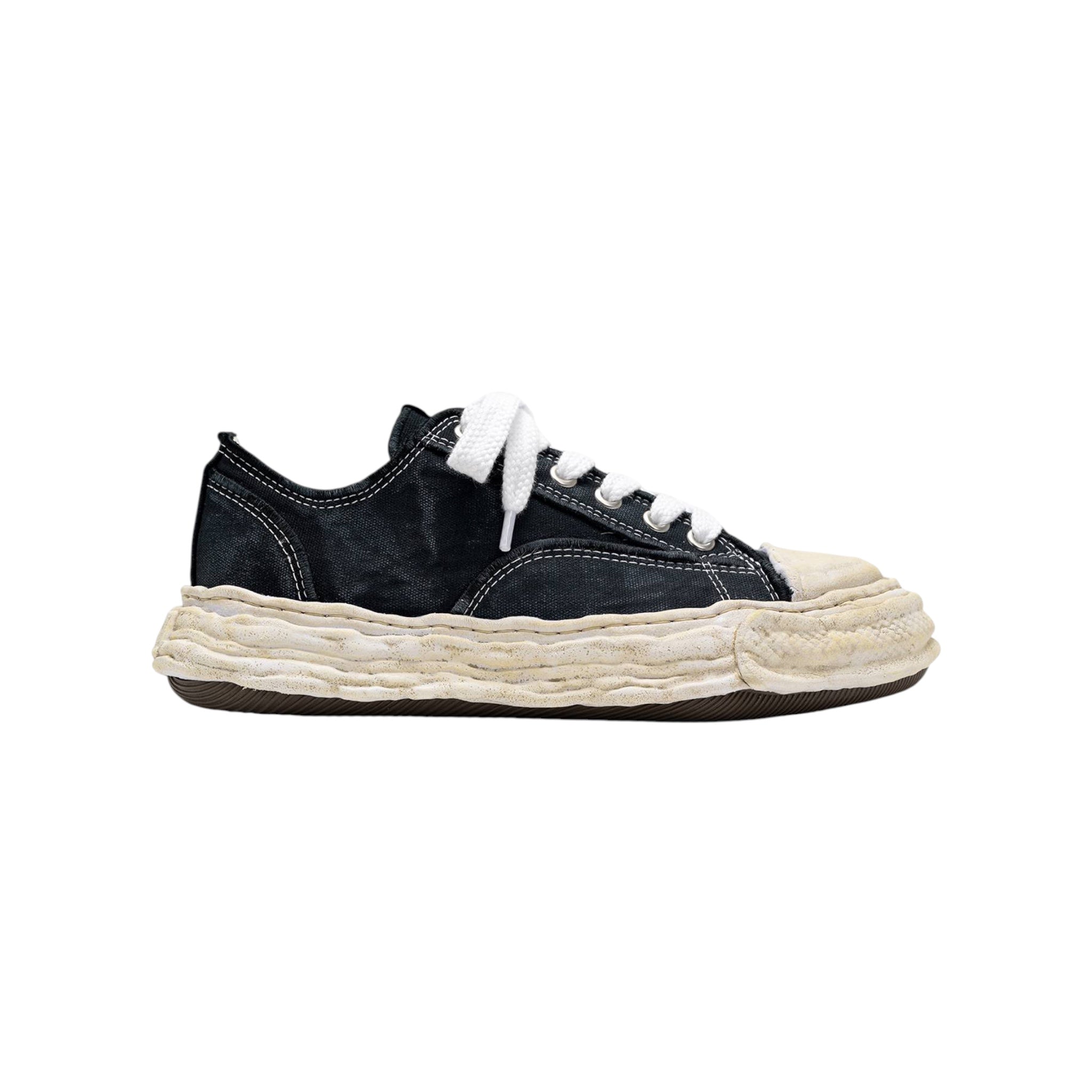 Maison MIHARA YASUHIRO&quot;PETERSON23&quot; Vintage Effect Canvas Low - top Sneaker - Maison MIHARA YASUHIRO