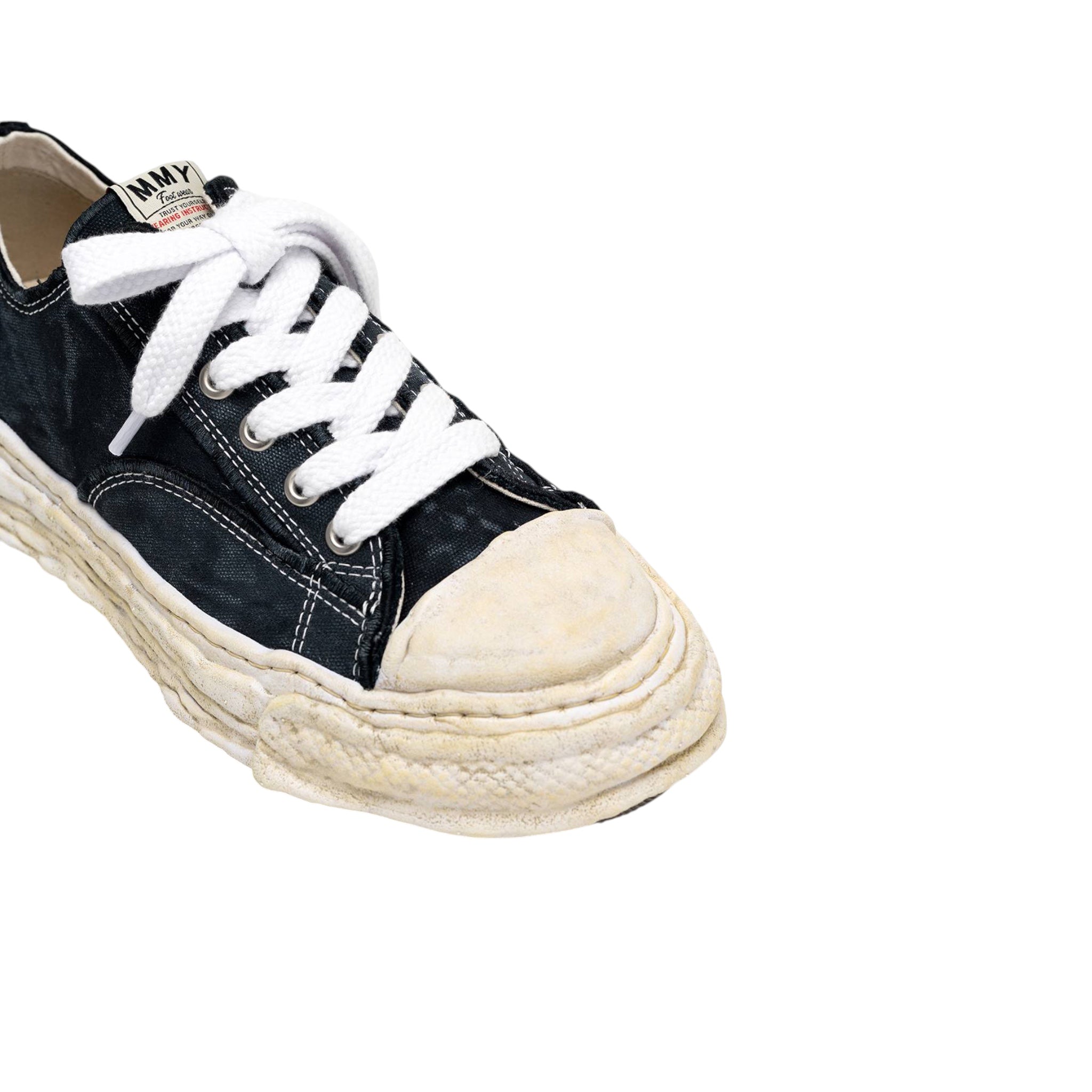 Maison MIHARA YASUHIRO&quot;PETERSON23&quot; Vintage Effect Canvas Low - top Sneaker - Maison MIHARA YASUHIRO